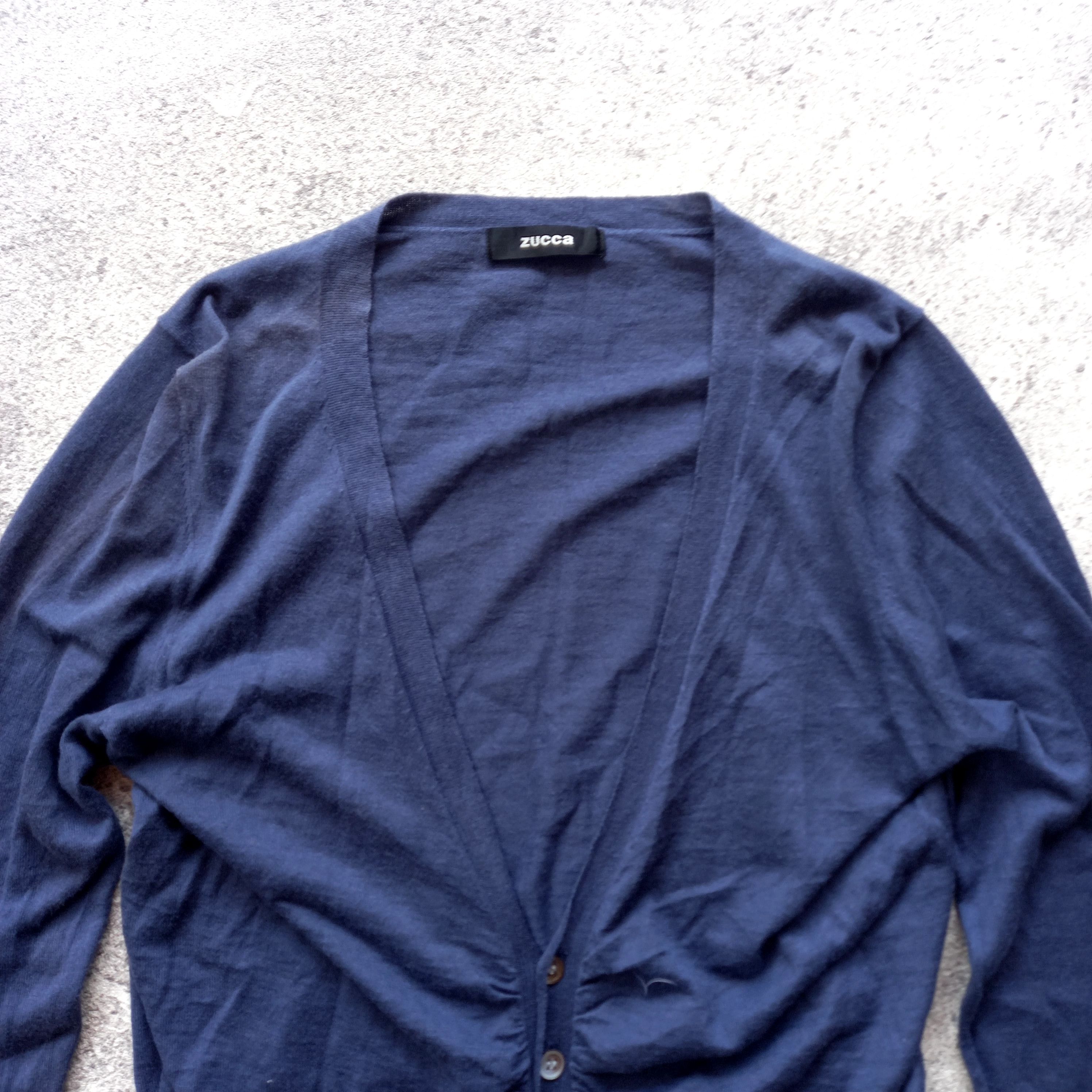 Issey Miyake × Japanese Brand × Zucca Zucca by Issey Miyake Cardigan Knit Size M / US 6-8 / IT 42-44 - 2 Thumbnail