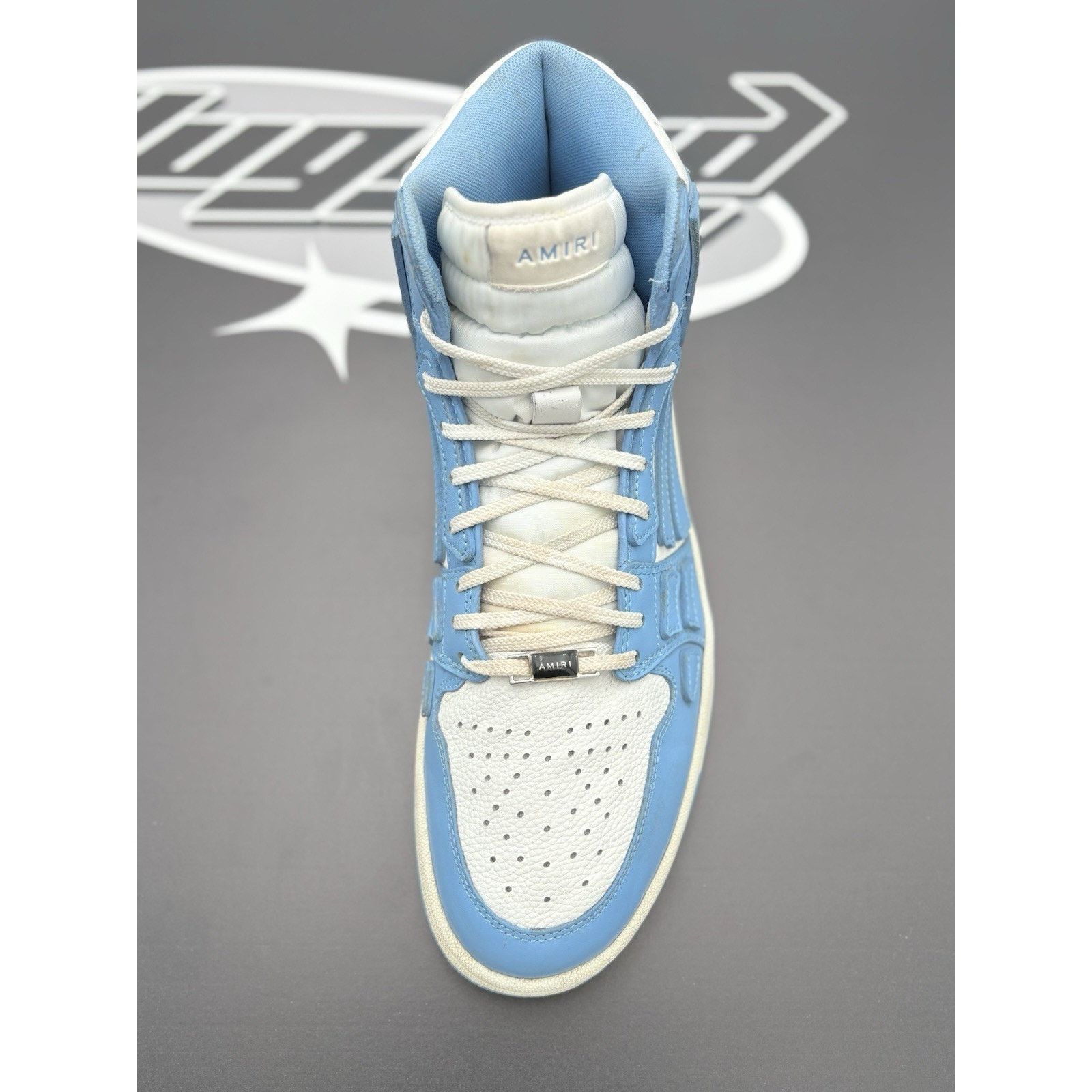 Amiri Amiri Skel High Top ' Powder Blue White ' | GREAT CONDITION! Size US 11 / EU 44 - 11 Thumbnail