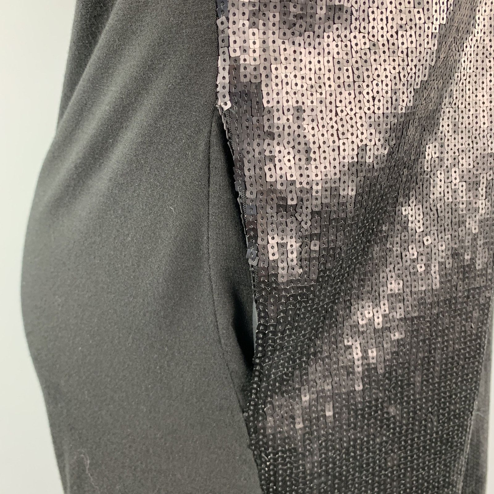 Rag & Bone Size 0 Black Lyocell Blend Sequined Draped Tunic Textured Size XS / US 0-2 / IT 36-38 - 3 Thumbnail