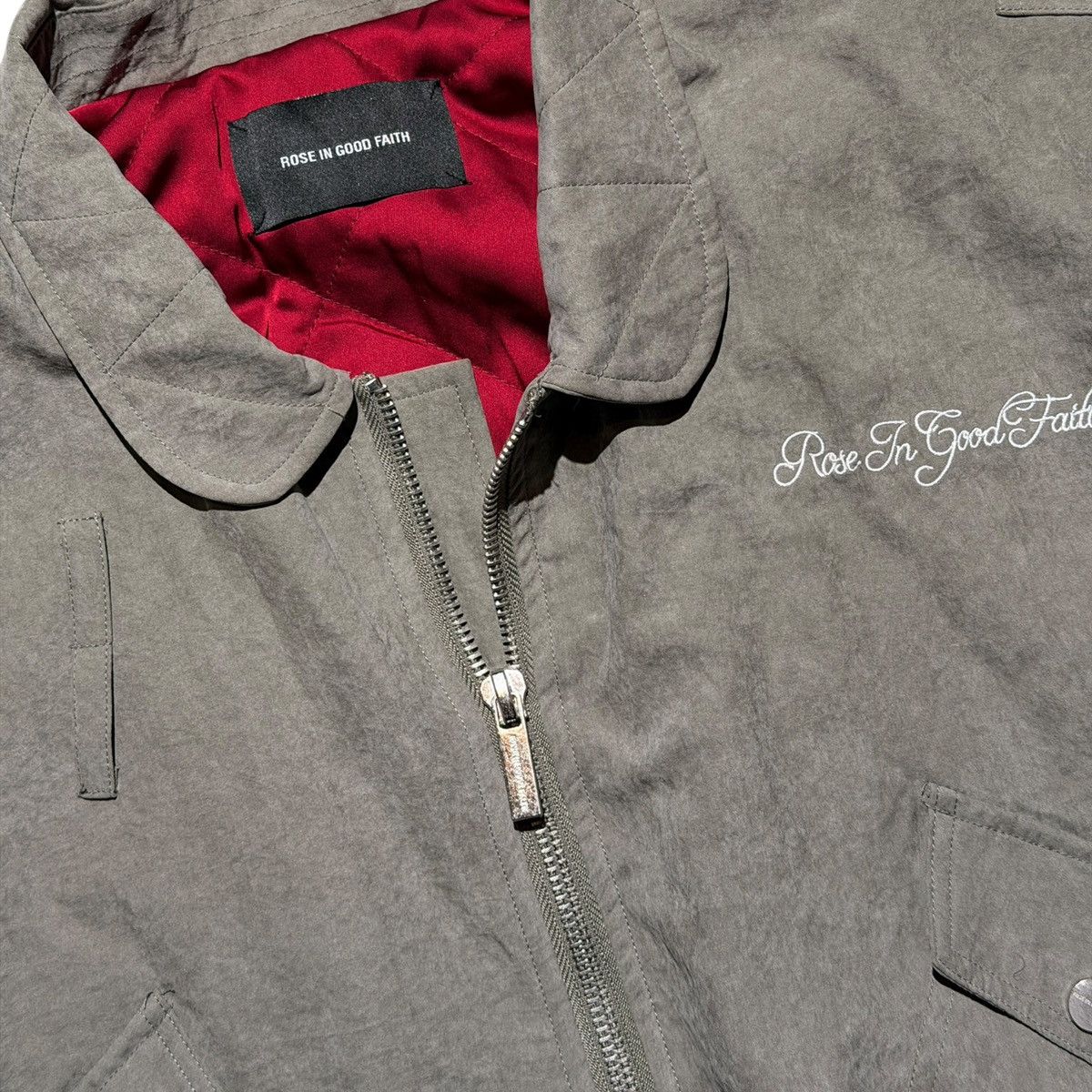 ROSE IN GOOD FAITH Sueded flight jacket Size US XXL / EU 58 / 5 - 2 Thumbnail