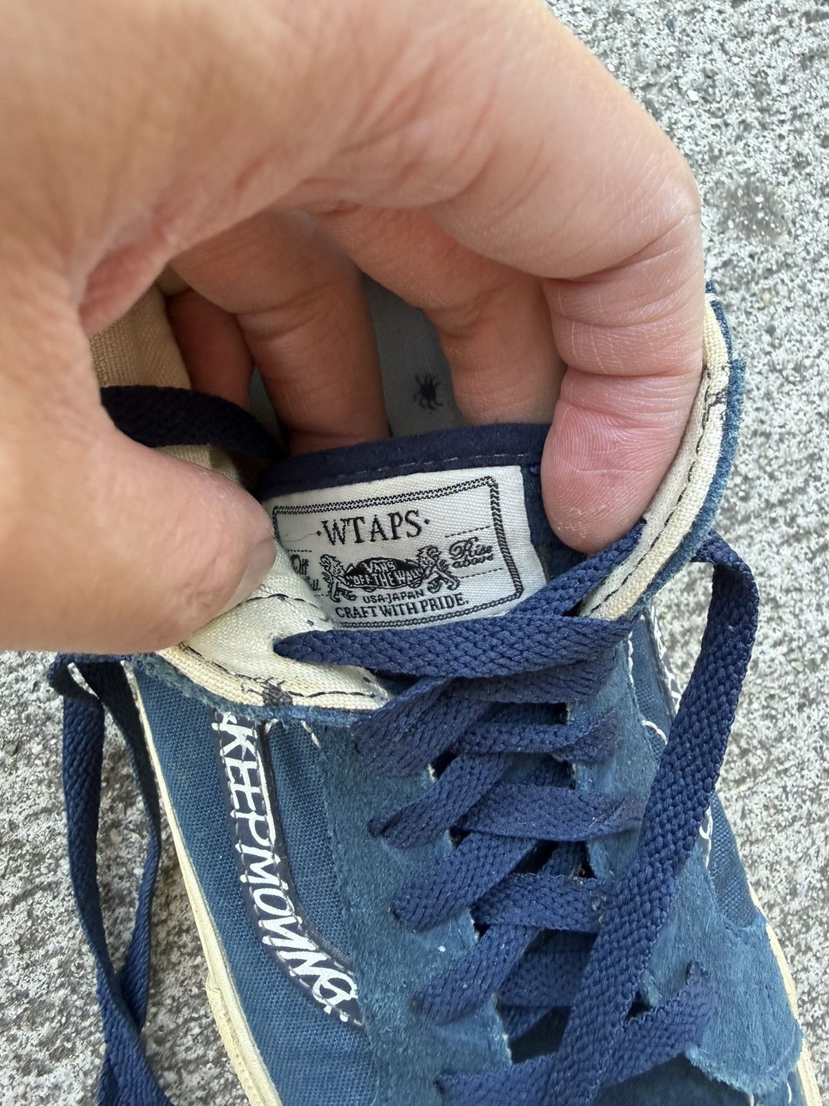 Vans × Wtaps WTAPS Vans Sk8 Mid “S” Navy Size US 8 / EU 41 - 4 Thumbnail