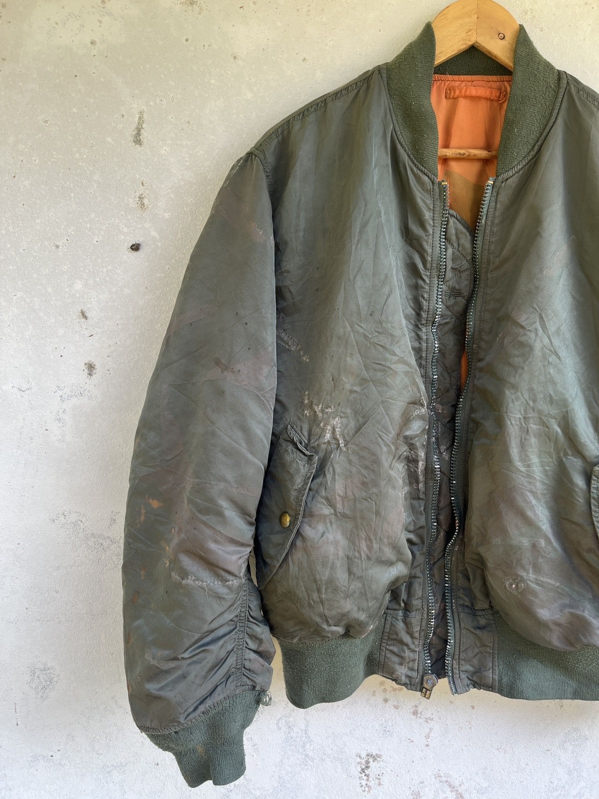 Alpha Industries 🪖VINTAGE ALPHA INDUSTRIES JACKET🪖 Size US L / EU 52-54 / 3 - 4 Thumbnail