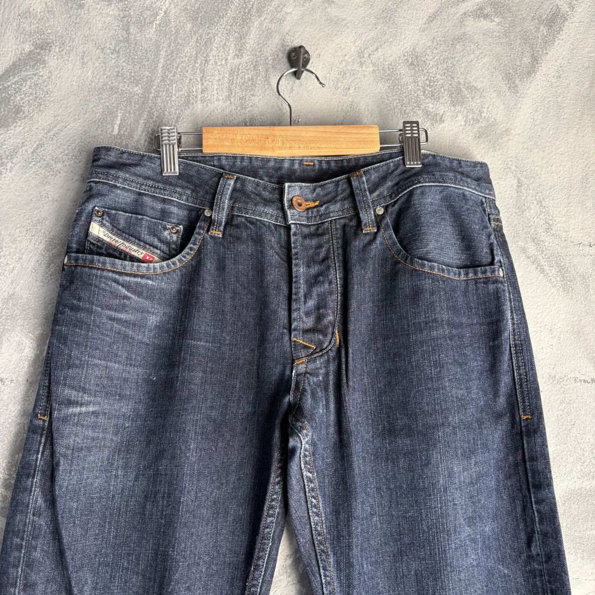 Diesel Diesel Industry Jean 32x32 Denim Blue Navy Regular Straight Size US 32 / EU 48 - 2 Thumbnail