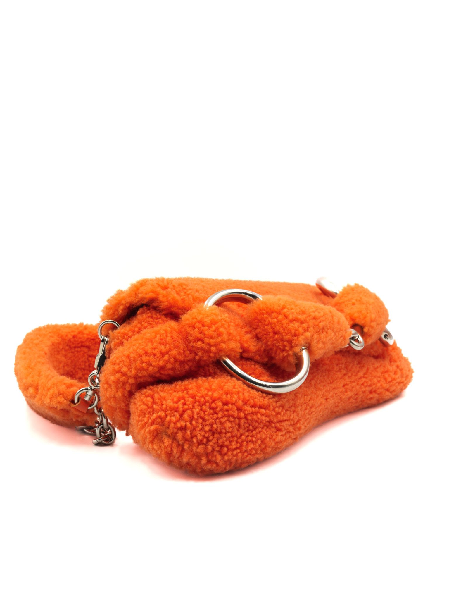 Gucci Gucci Horsebit Chain Bag in Orange Merino Wool Size ONE SIZE - 5 Thumbnail