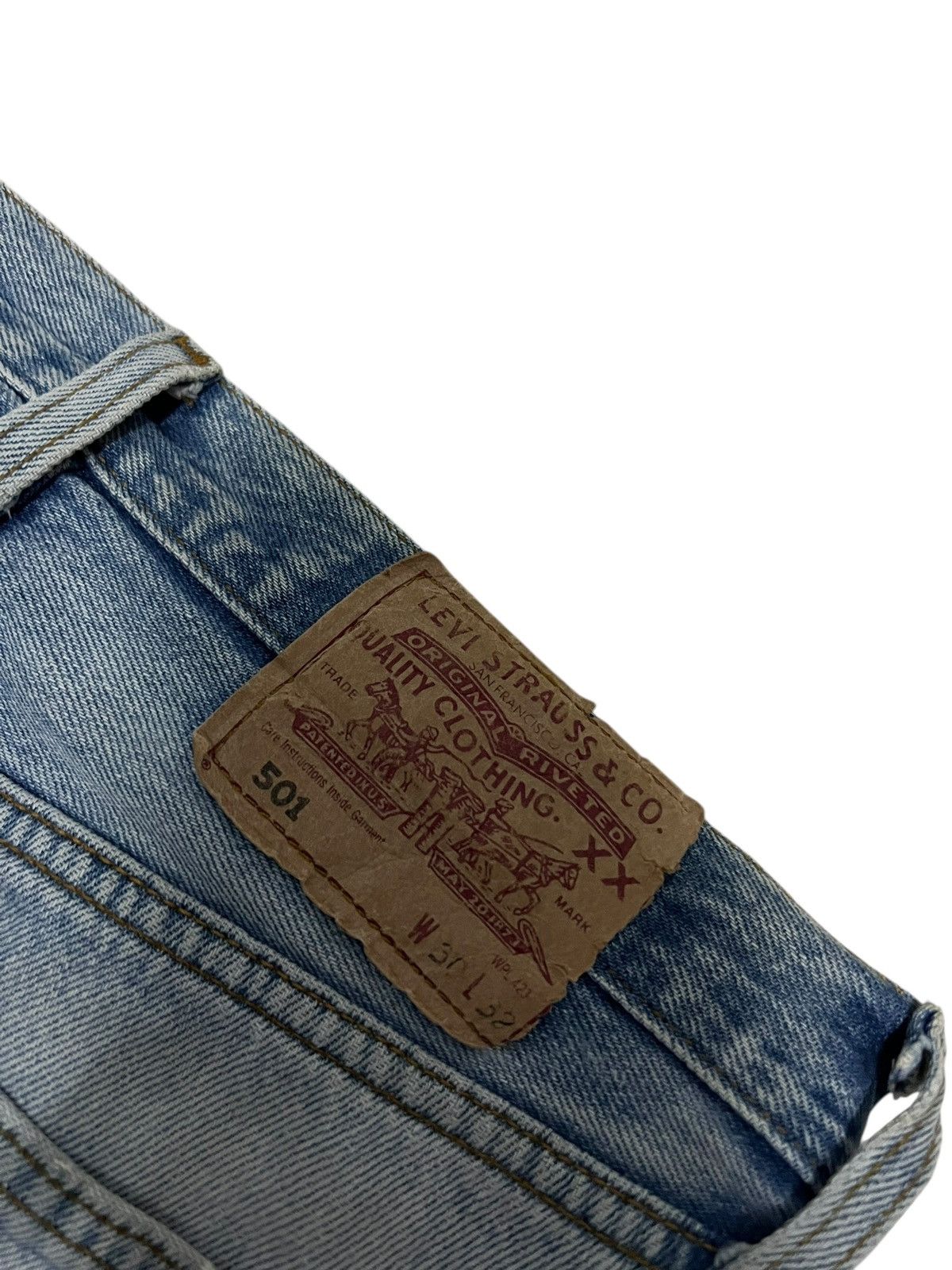 Levi's Vintage Levi’s 501 Dirty Faded Jean Size US 29 - 16 Thumbnail