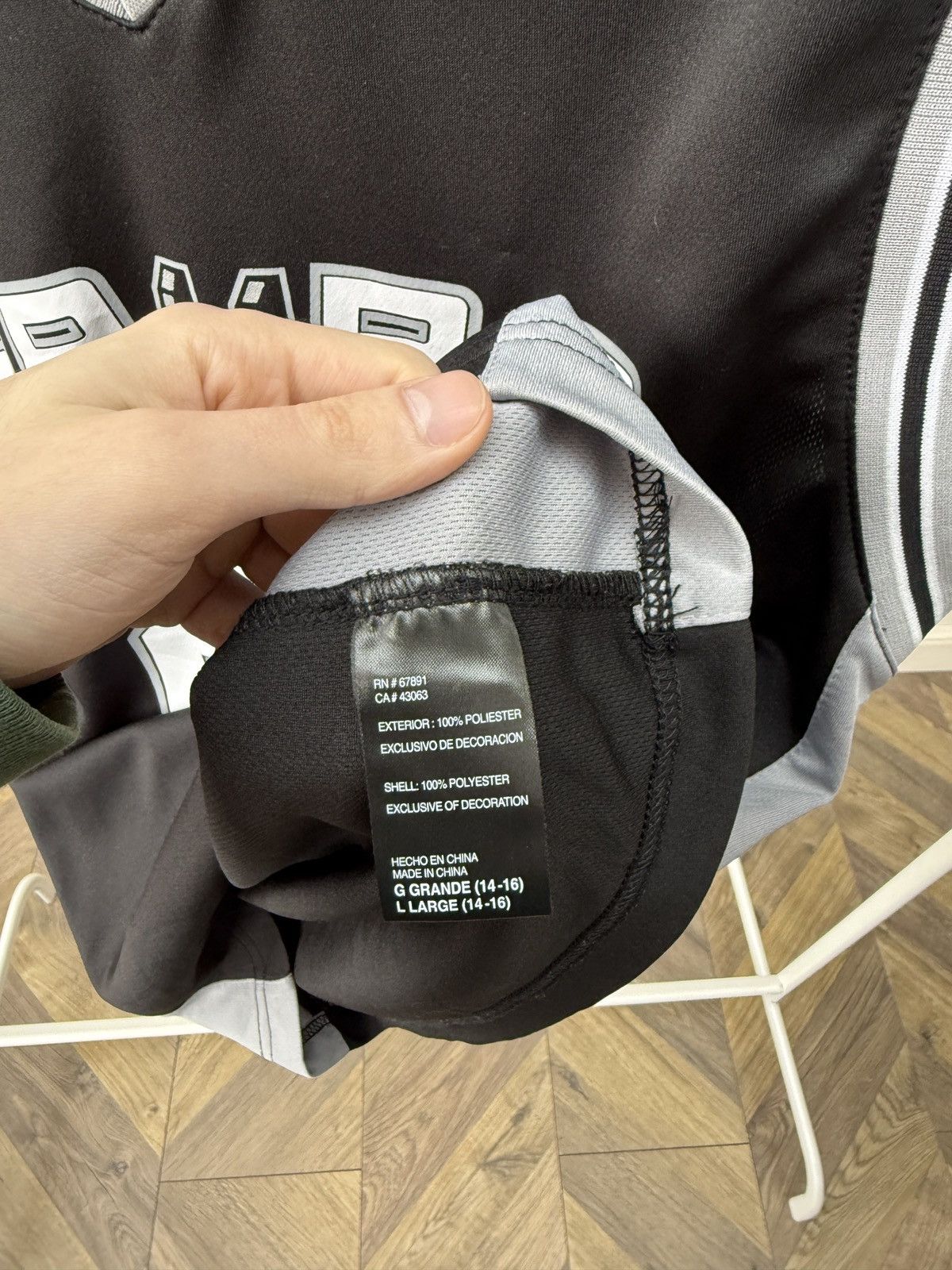 Adidas Duncan San Antonio Spurs Adidas NBA jersey Kids Size US S / EU 44-46 / 1 - 7 Thumbnail