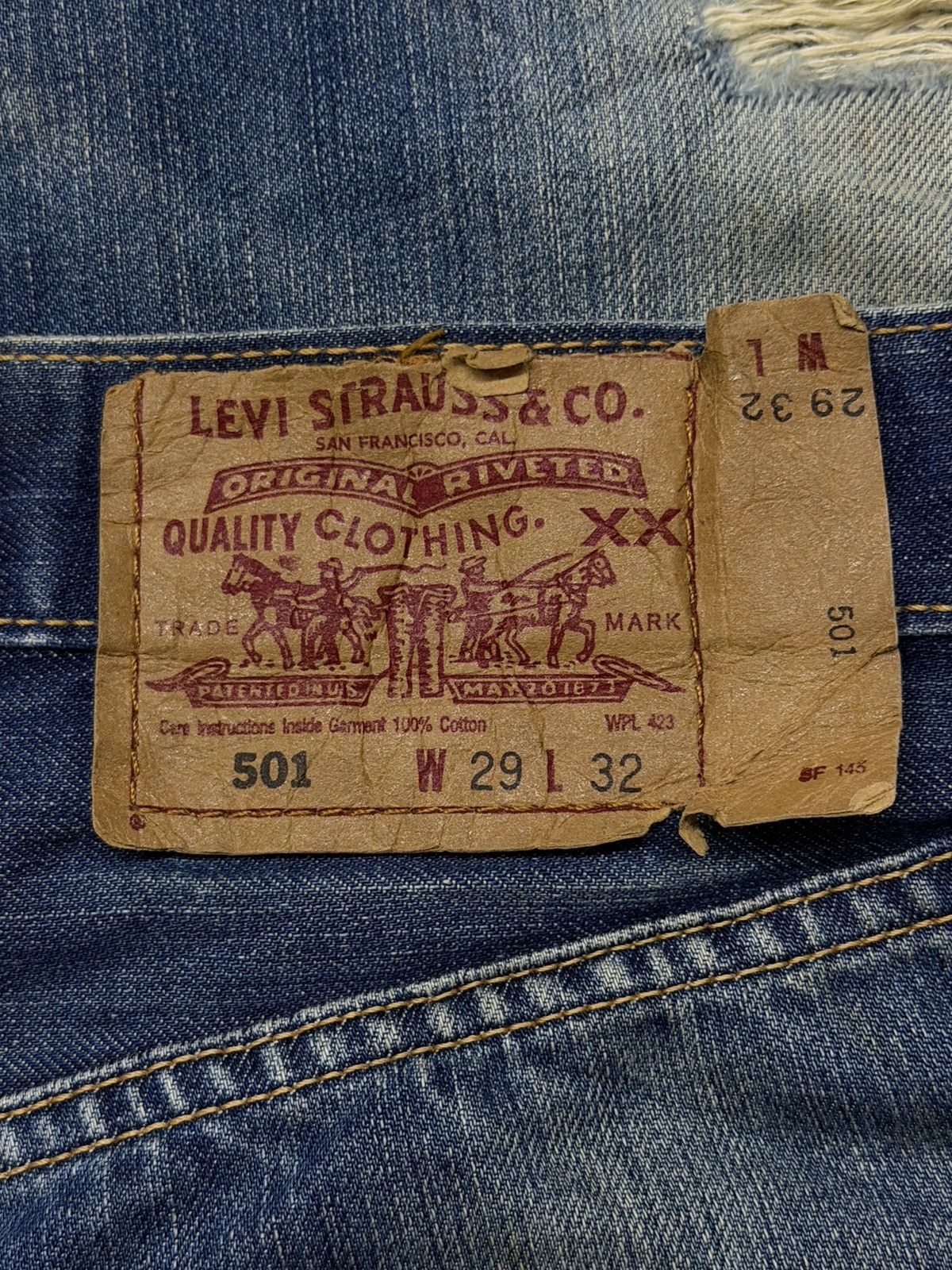 Levi's Vintage Levi’s 501 Japanese Denim Jeans | Straight Fit | W28 Size US 28 / EU 44 - 12 Thumbnail