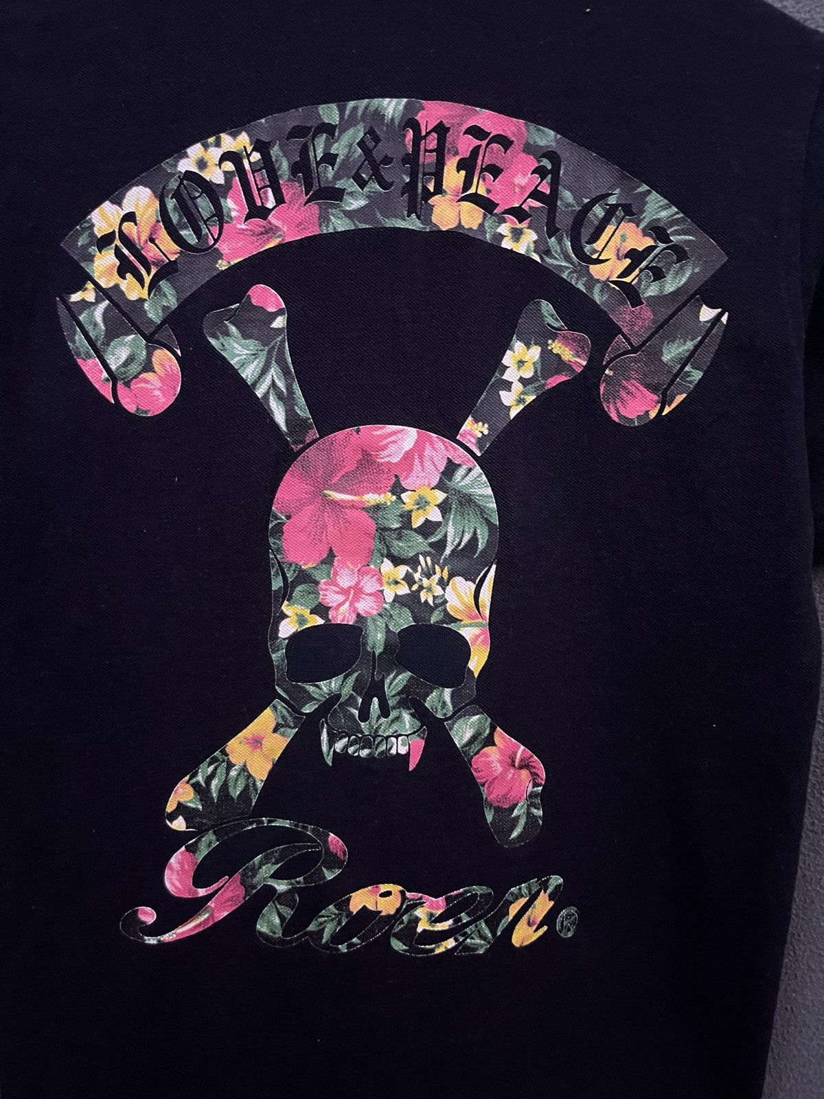 Mastermind Japan × Roen GOTHIC PUNK Y2K STYLE ROEN POLO TSHIRT Size US S / EU 44-46 / 1 - 3 Thumbnail