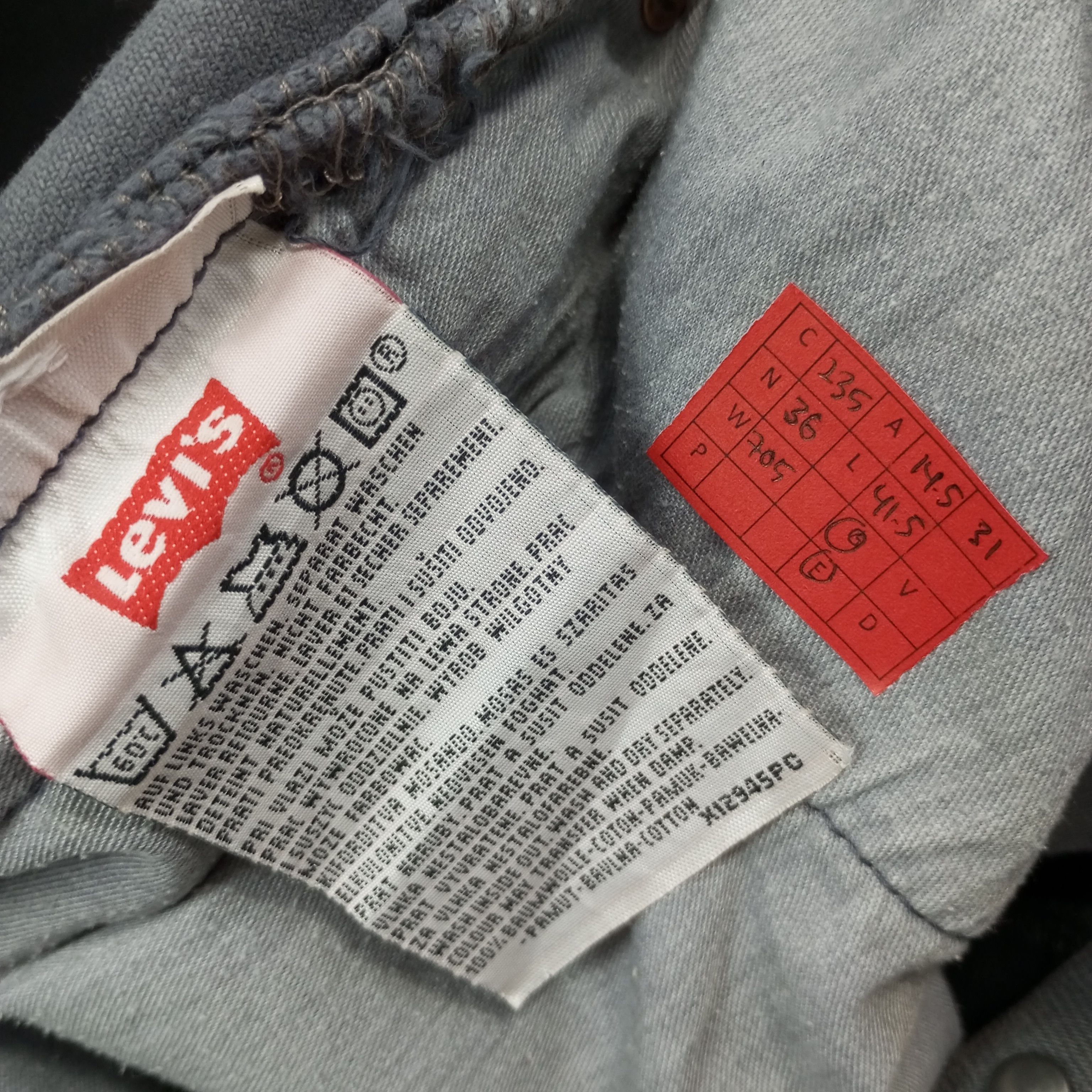 Levi's Levis 501 Streetwear Style Pants c235n36 Size US 29 - 13 Thumbnail