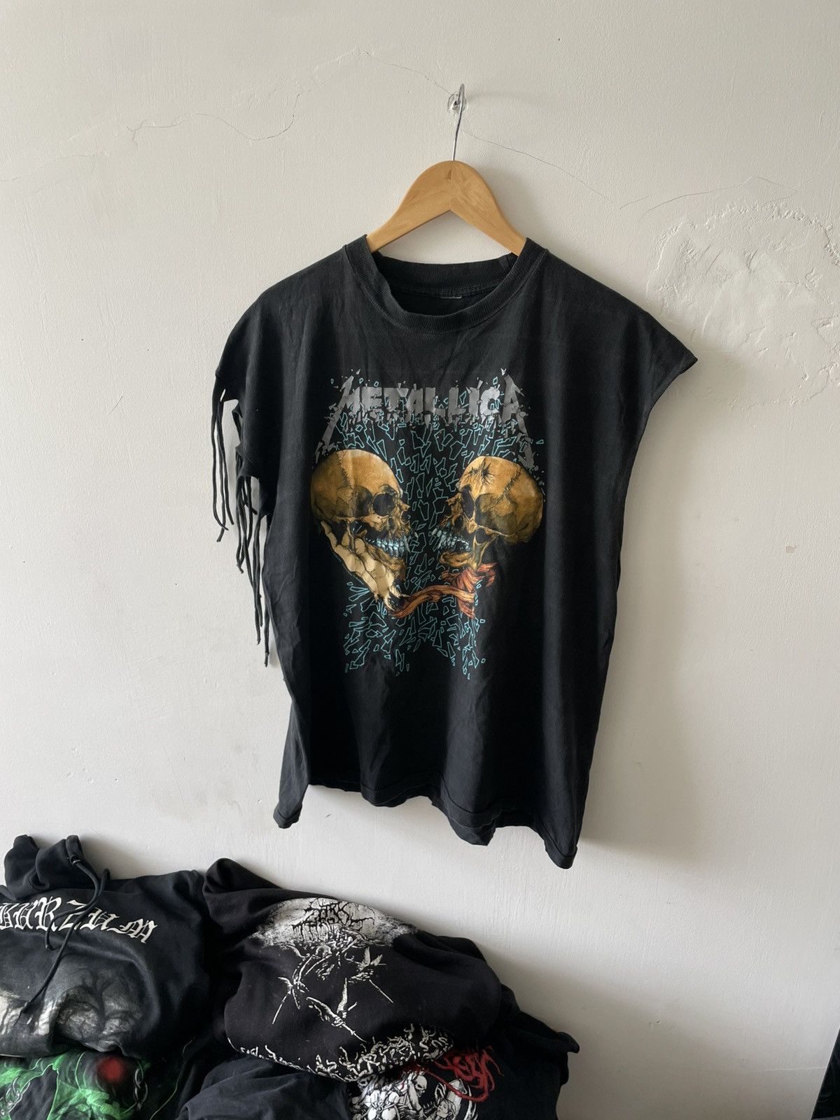 Band Tees × Metallica × Vintage 🔥Ultra Rare🔥Vintage 1991 Metallica Tee shirt double print Size US XL / EU 56 / 4 - 3 Thumbnail