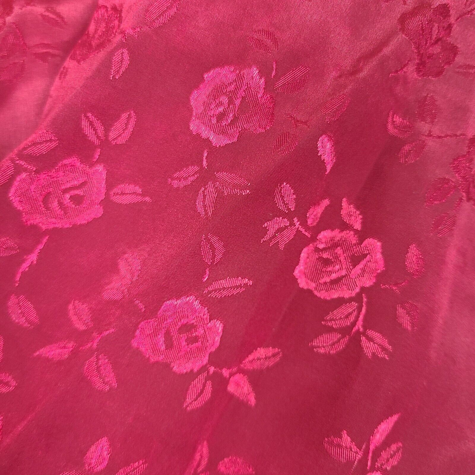 Vintage Vintage Jaclyn Smith Poppy Red Pajama Top Blouse with Rose M Size L / US 10 / IT 46 - 4 Thumbnail