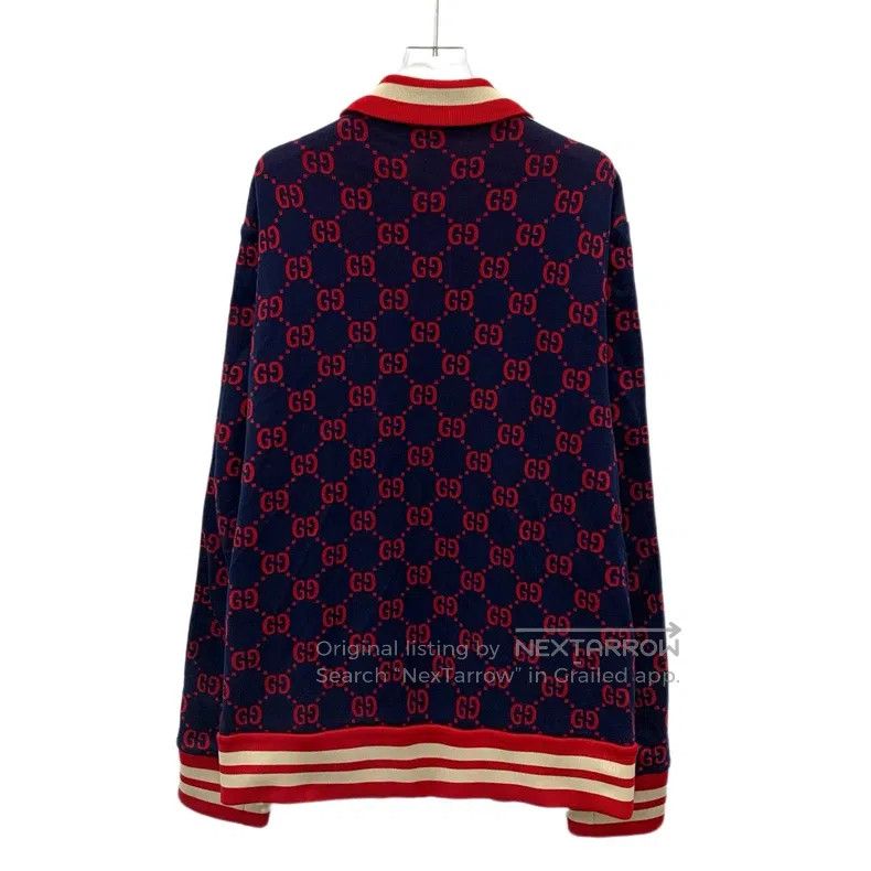 Gucci Gucci Colour block side stripe logo jacquard full print co Size US XXL / EU 58 / 5 - 2 Thumbnail