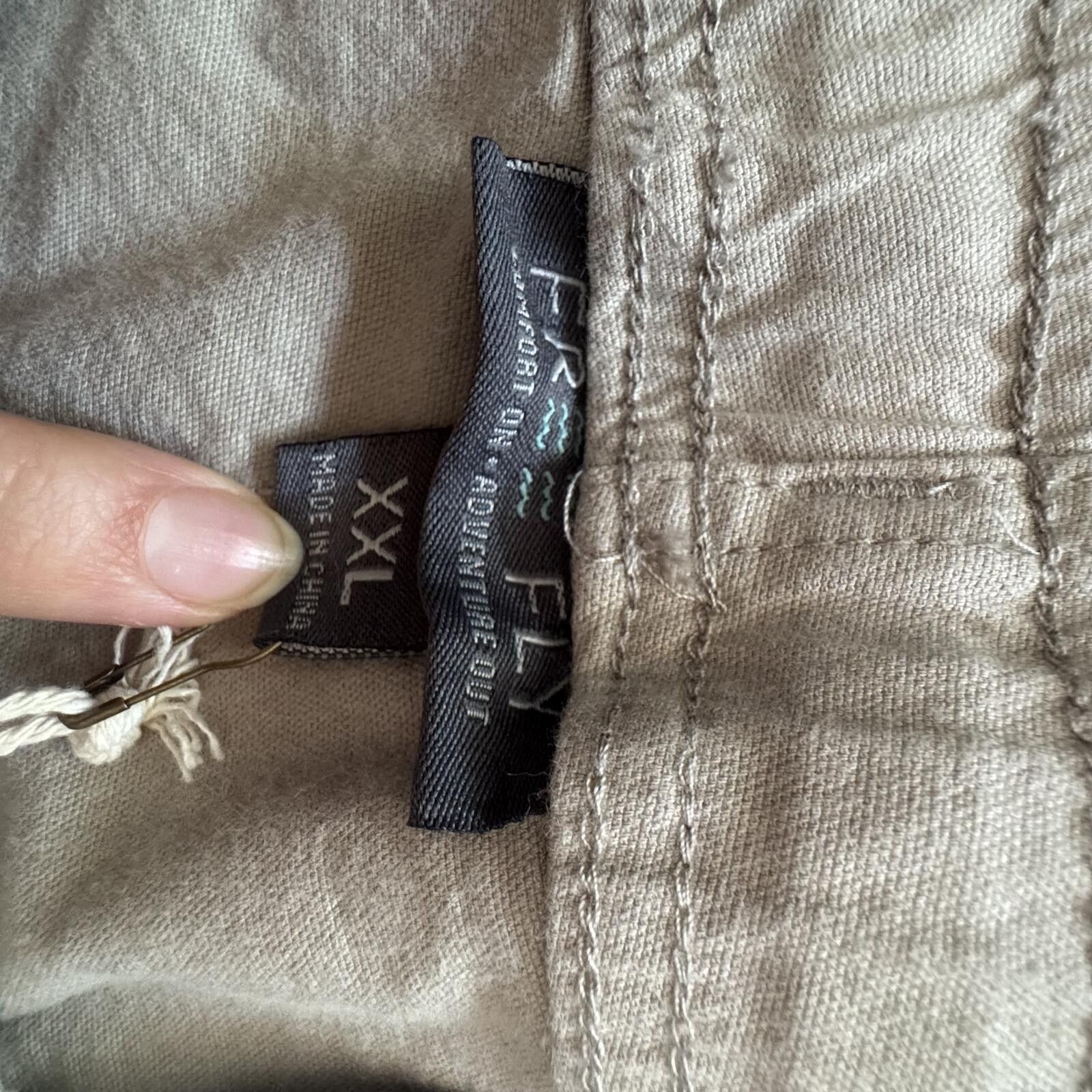 Other FreeFly Men's Stretch Canvas Shorts - Stone Khaki XXL Size US 40 / EU 56 - 3 Thumbnail
