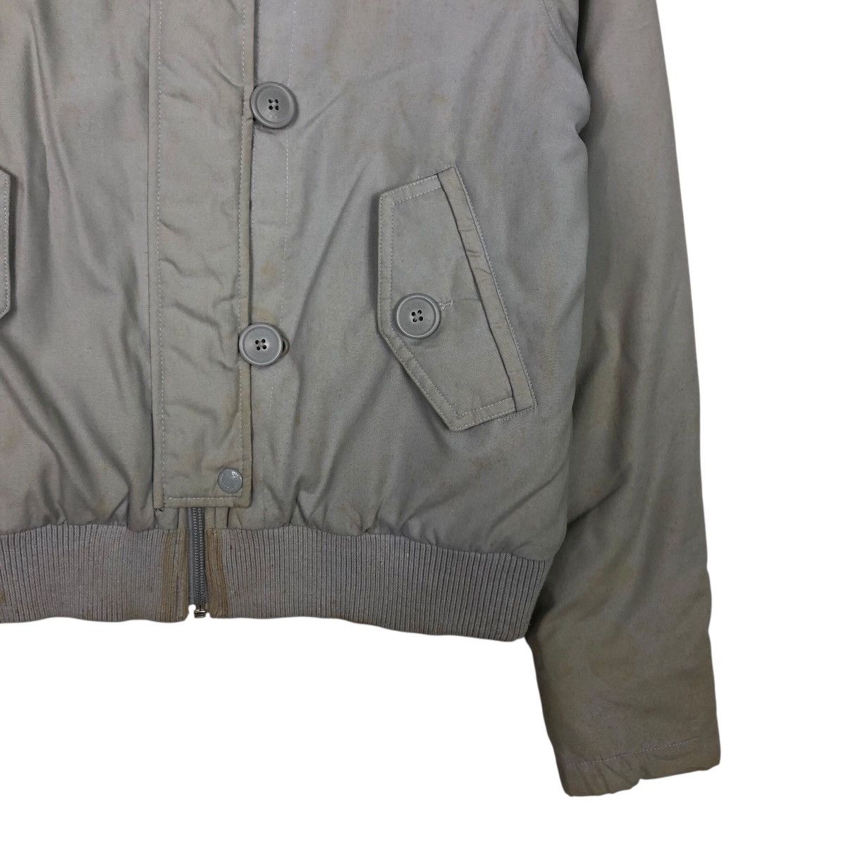 Fred Perry 📌Vintage Biker Jacket Rich Grey Fred Perry Mink Fur Collar Size US M / EU 48-50 / 2 - 6 Thumbnail