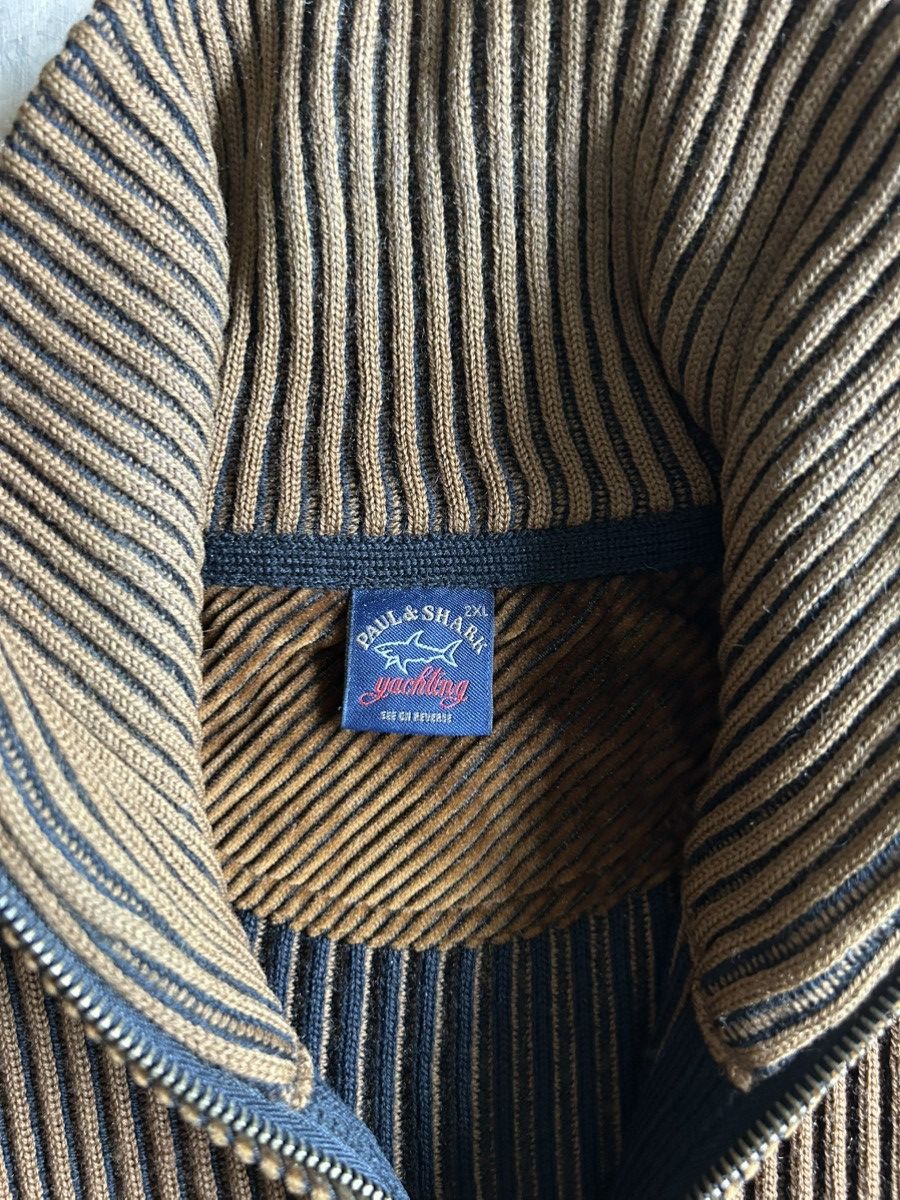 Paul & Shark Paul&Shark yachting wool knit full zip sweater, 2XL Size US XXL / EU 58 / 5 - 2 Thumbnail