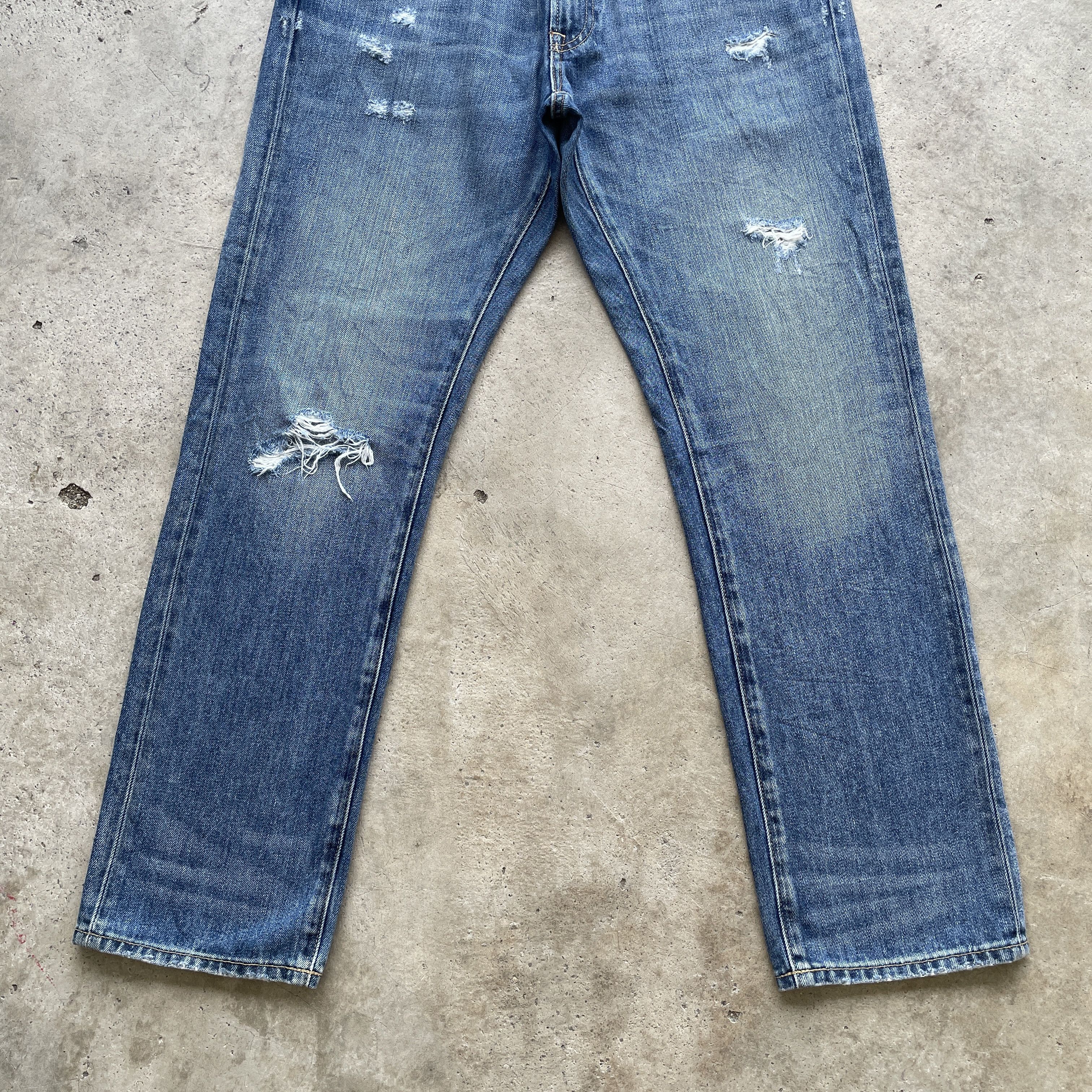 Japanese Brand W33x30 Vintage Japanese Distressed Denim Faded Jeans Pants Size US 33 - 4 Thumbnail