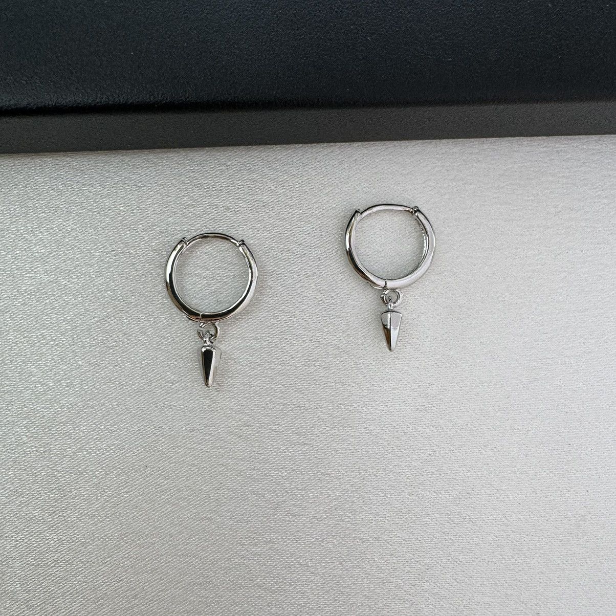 Other Small Geometric Triangle Cone Dangle Drop Earrings for Men Size ONE SIZE - 1 Thumbnail