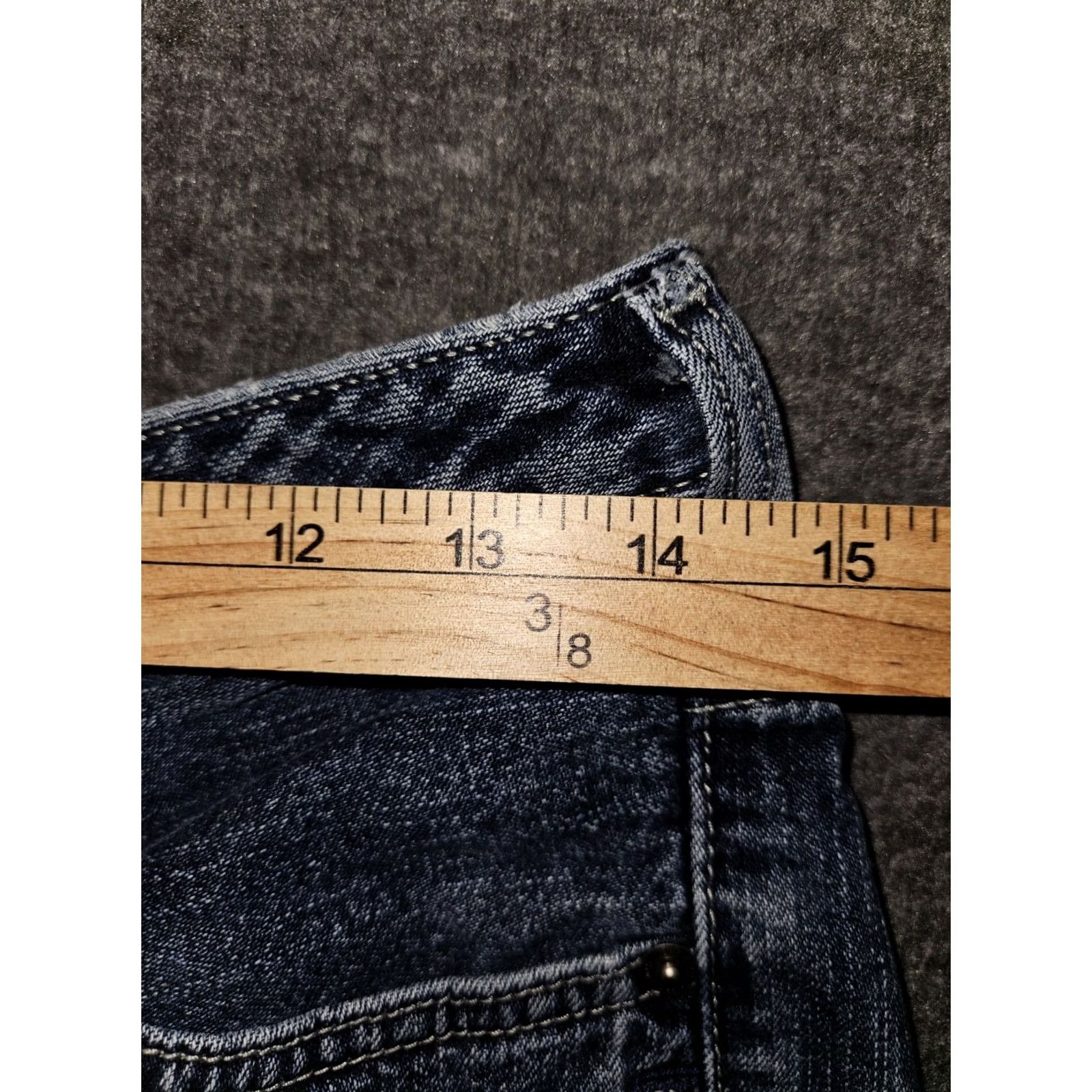 Silver Jeans Co. VINTAGE Silver Jeans Jeans Women's 29 Regular Mid Blue 90s Preppy Distressed Easy Care Inseam 32.5 Conference: Logo Button Womens Size 29" - 4 Thumbnail