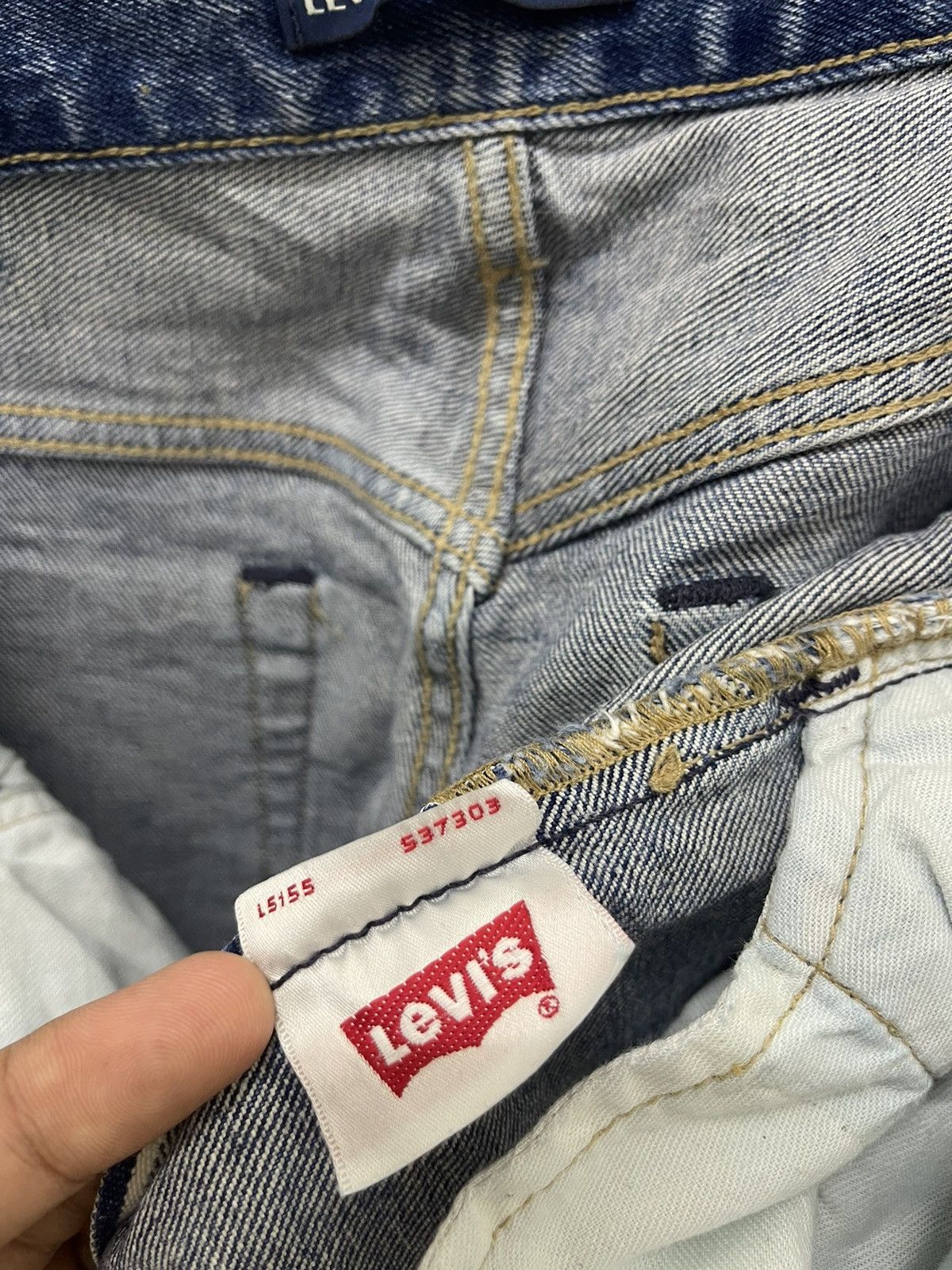 Levi's Made & Crafted Rare LEVIS MADE & CRAFTED 501 Crop Big E Selvedge Size US 26 / EU 42 - 17 Thumbnail