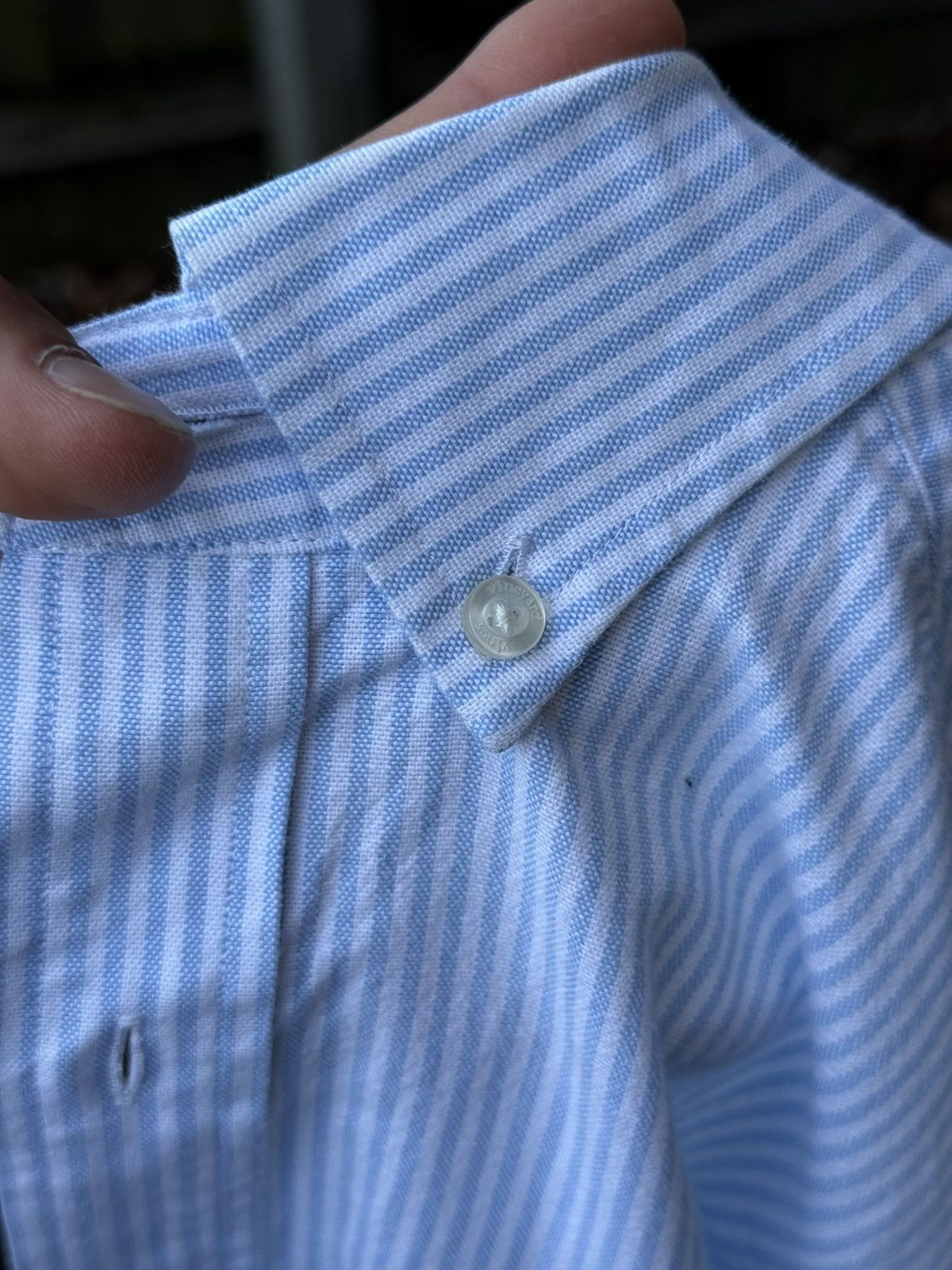 Vineyard Vines Preppy Blue Striped Color Block Casual Oxford Cotton Shirt Size US M / EU 48-50 / 2 - 5 Thumbnail