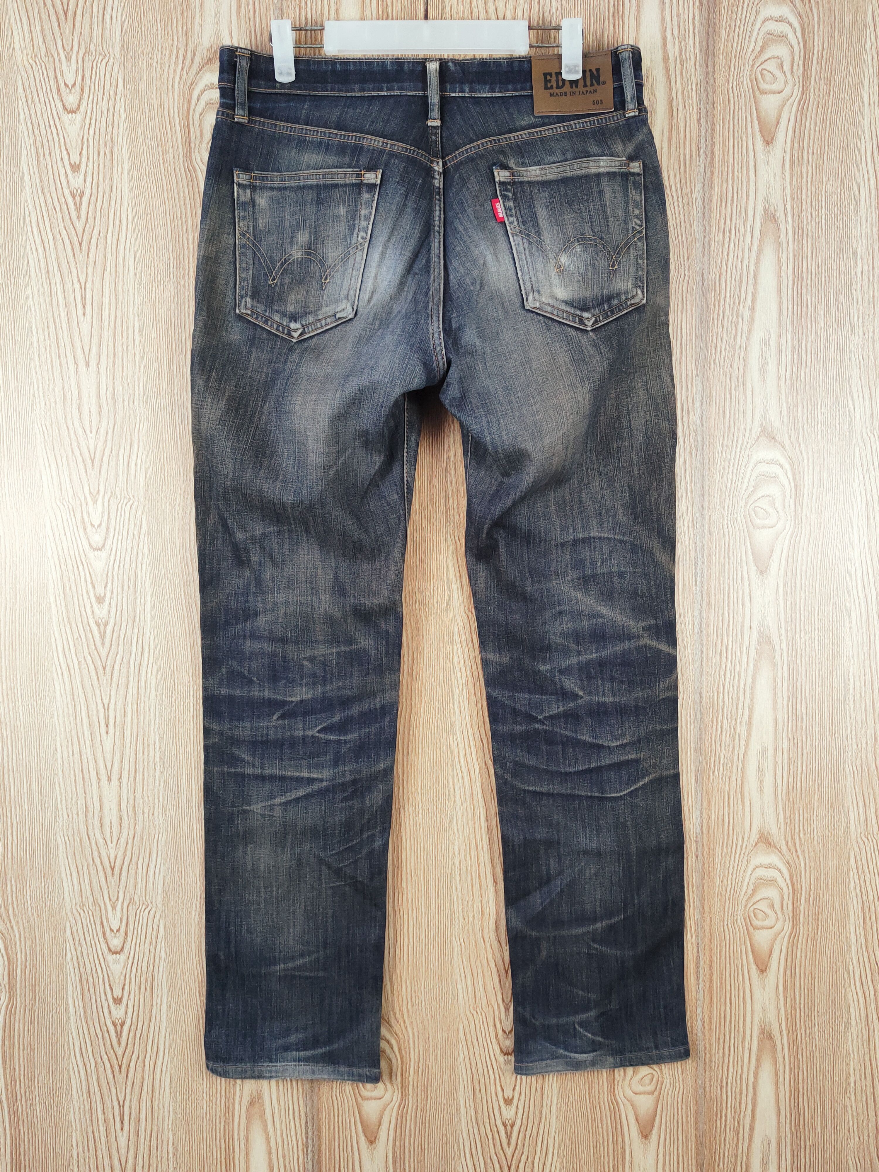Edwin Edwin Blue Faded Distressed Ripped Jeans#W 111 Size US 32 / EU 48 - 9 Thumbnail