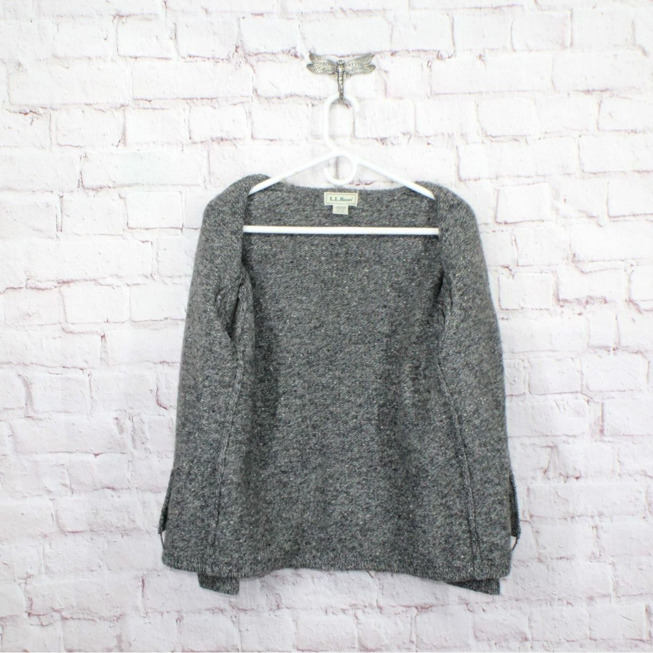 L.L. Bean LL Bean Women's Wool Blend Full Zipper Sweater Size M / US 6-8 / IT 42-44 - 9 Thumbnail