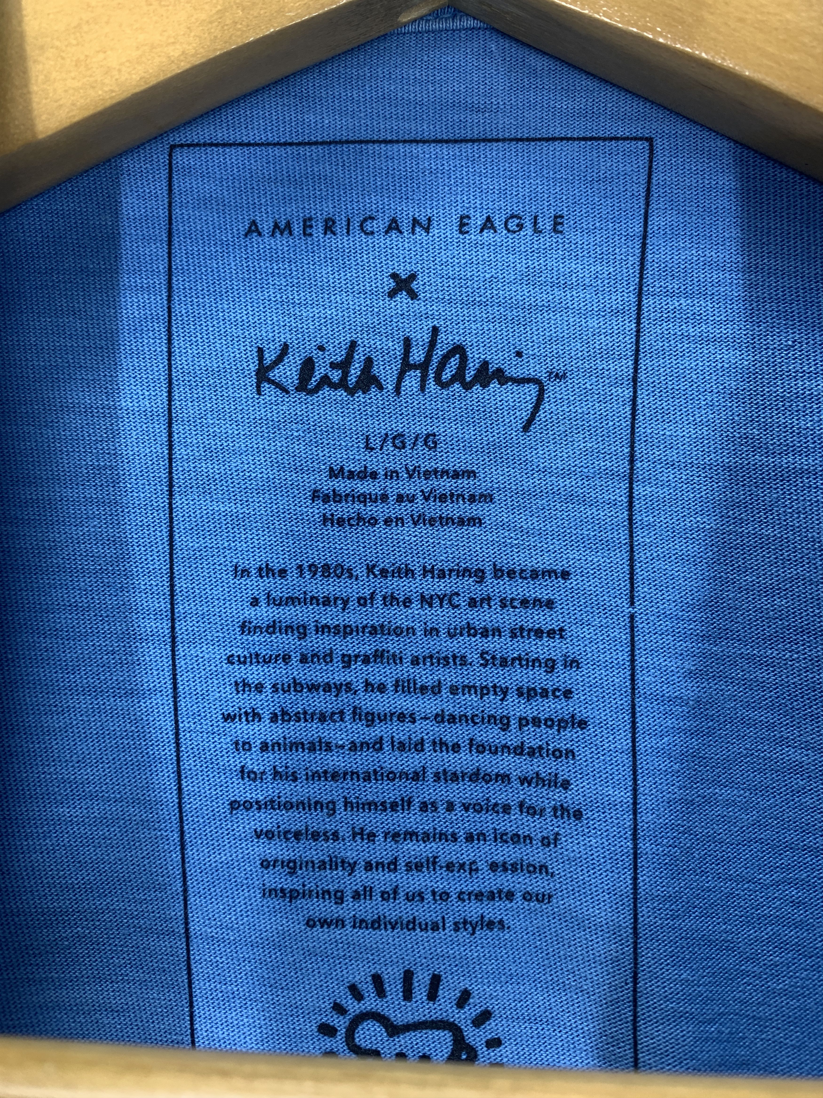 Keith Haring AMERICAN EAGLE x KEITH HARING T Shirt #2261/19 Size US L / EU 52-54 / 3 - 5 Thumbnail