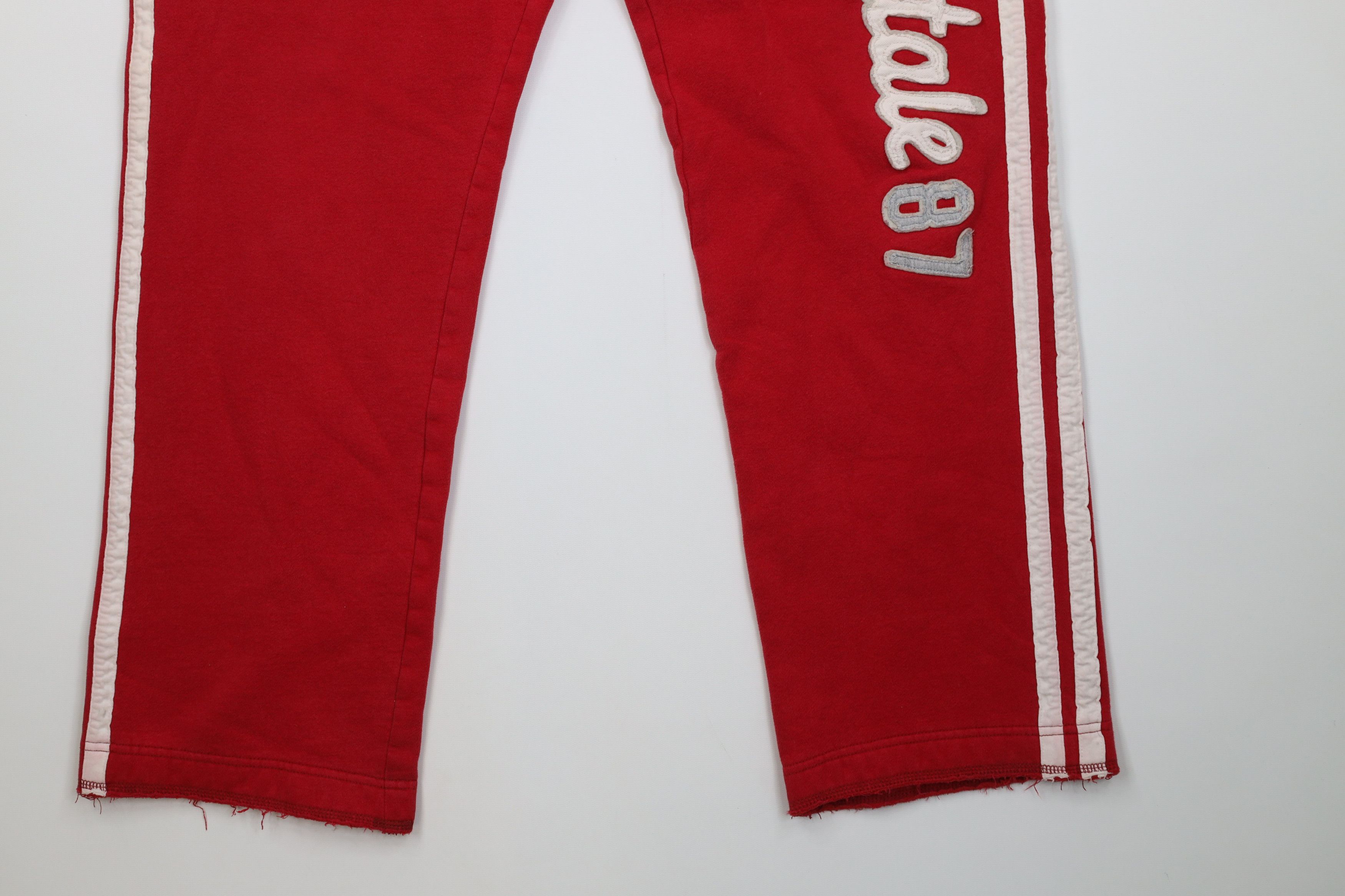 Aeropostale Vintage 90s Y2K Aeropostale Wide Leg Sweatpants Pants Red Size US 36 / EU 52 - 5 Thumbnail