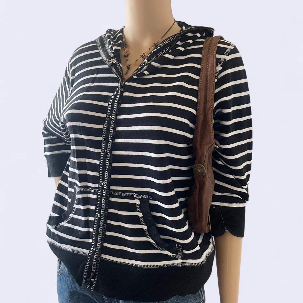 Other Black and White Zip Up Size S / US 4 / IT 40 - 3 Thumbnail