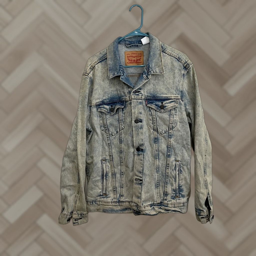 Levi's × Supreme Large Supreme Levi's Leopard Denim Jacket | Grailed