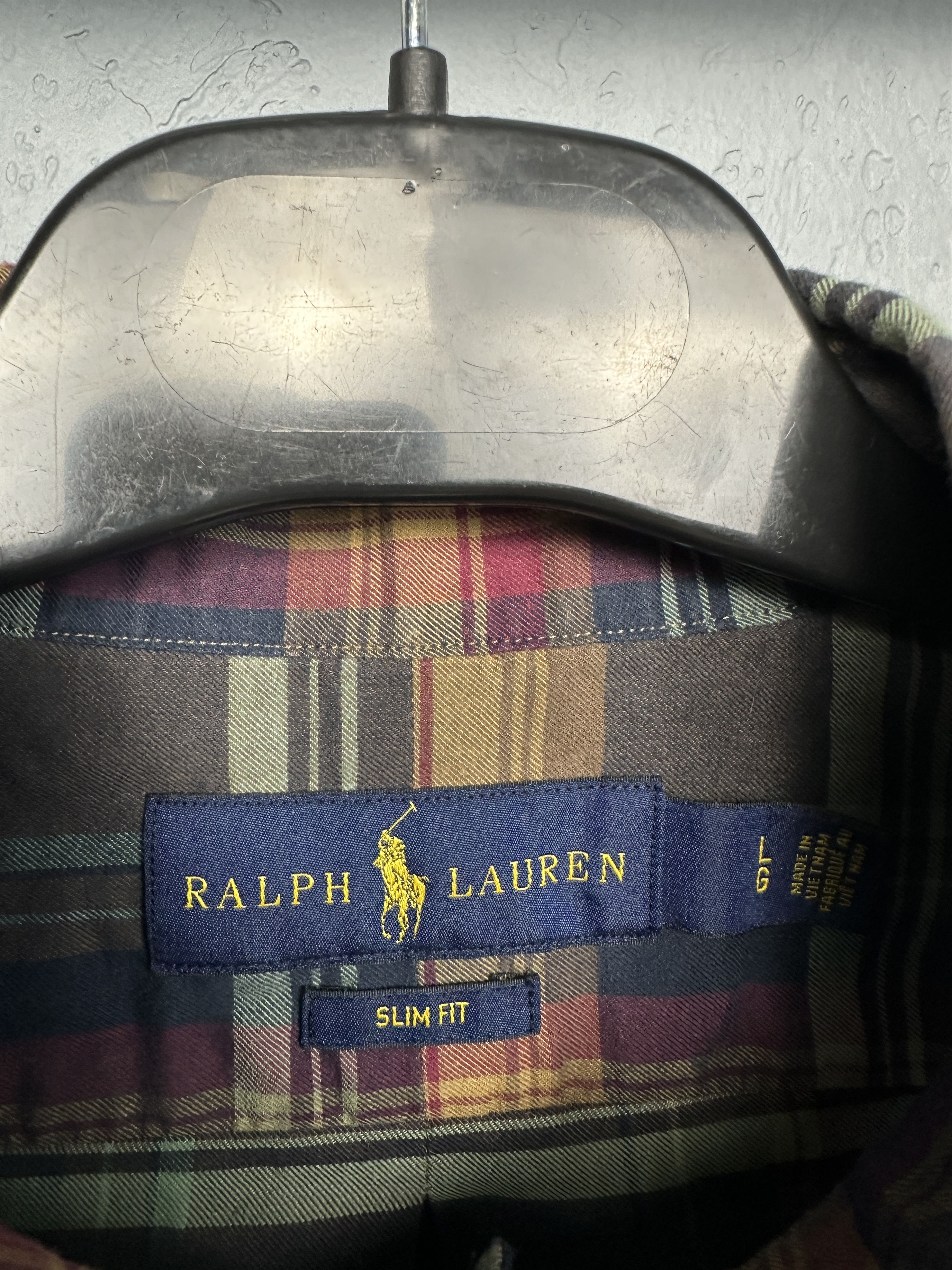 Polo Ralph Lauren Polo Ralph Lauren Vintage Mens Plaid Long Sleeve Shirt Size US L / EU 52-54 / 3 - 4 Thumbnail