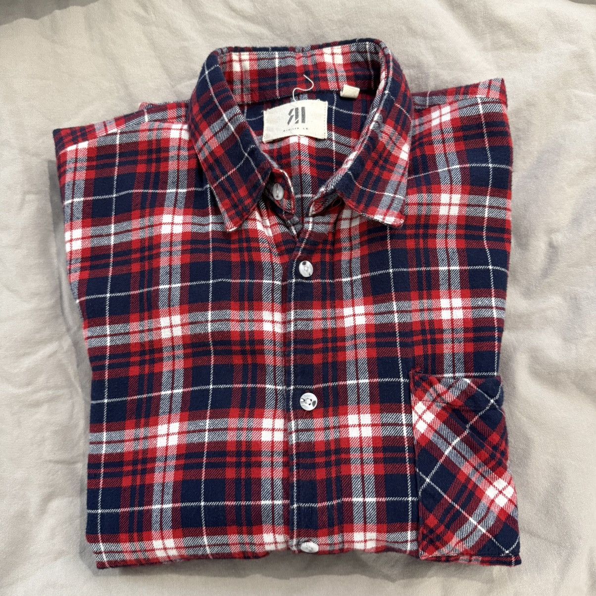 Richie Le Collection Flannel - Red Size US M / EU 48-50 / 2 - 1 Thumbnail