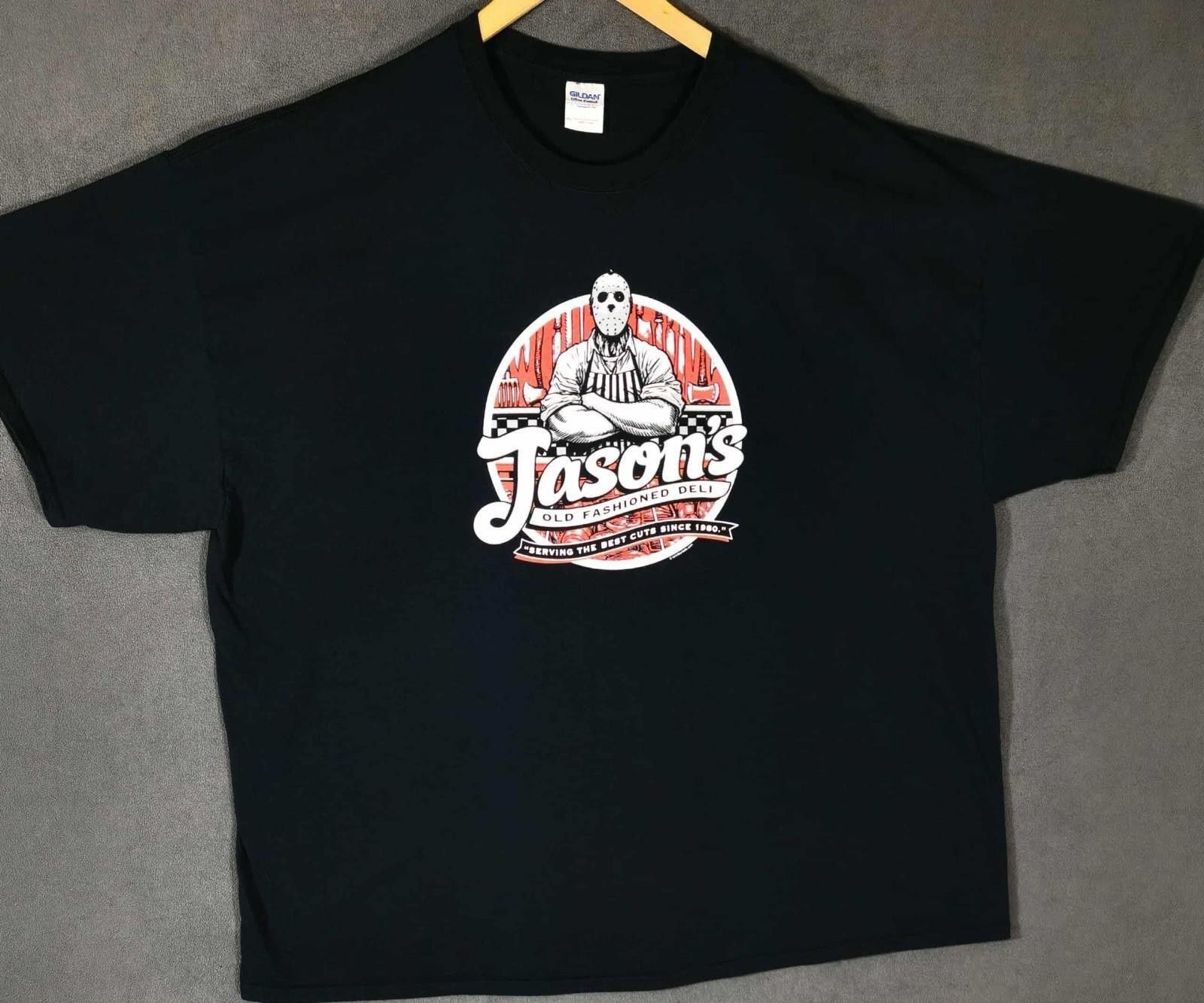 Gildan Friday the 13th Jason's Deli Camp Crystal Lake 4XL#3 Size US XXL / EU 58 / 5 - 1 Thumbnail