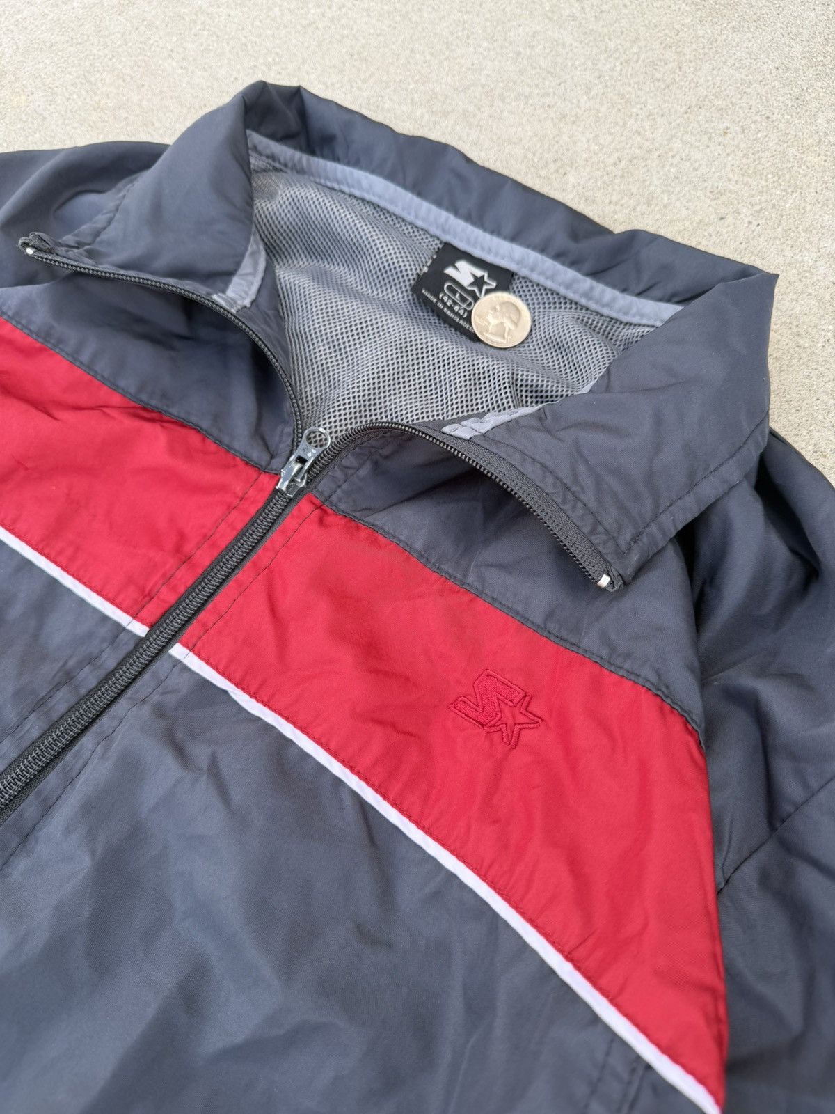 Starter Vintage late 90s Starter Windbreaker Size US L / EU 52-54 / 3 - 2 Thumbnail