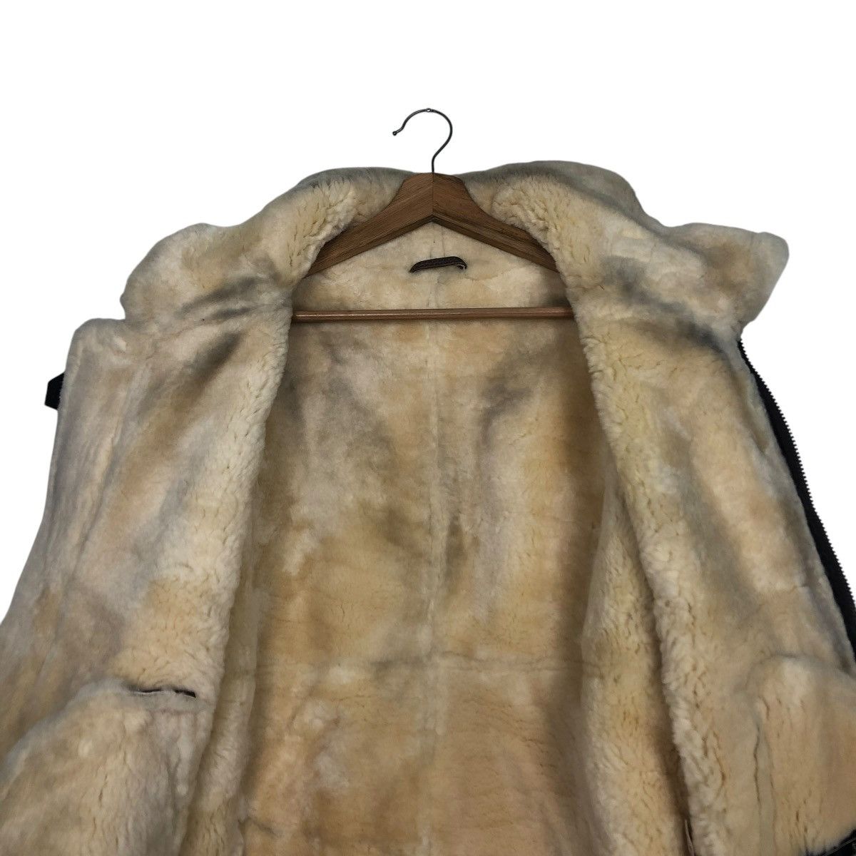 Vintage 🔥VINTAGE B 3 SHEARLING LEATHER JACKET TIGER ISSEY MIYAKE Size US L / EU 52-54 / 3 - 19 Thumbnail