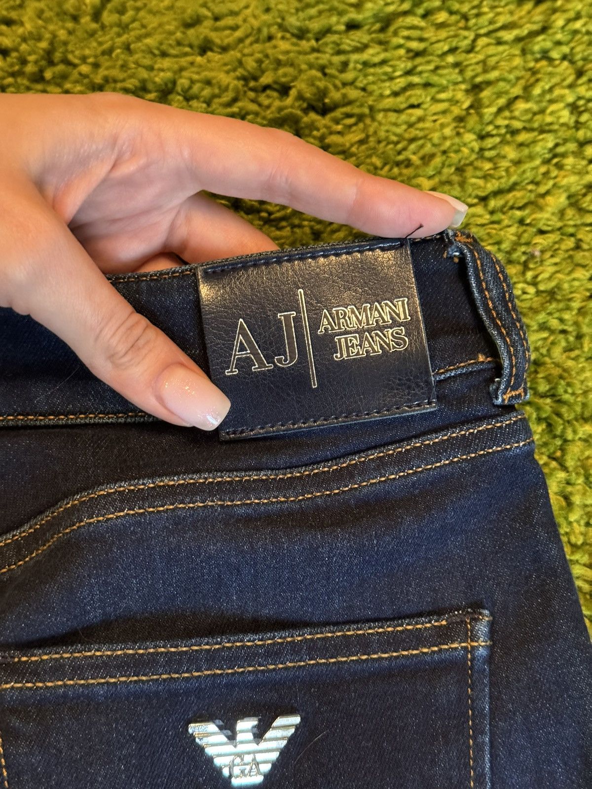 Armani × Designer × Giorgio Armani Armani skinny tall fit jeans denim Size 27" / US 4 / IT 40 - 5 Thumbnail
