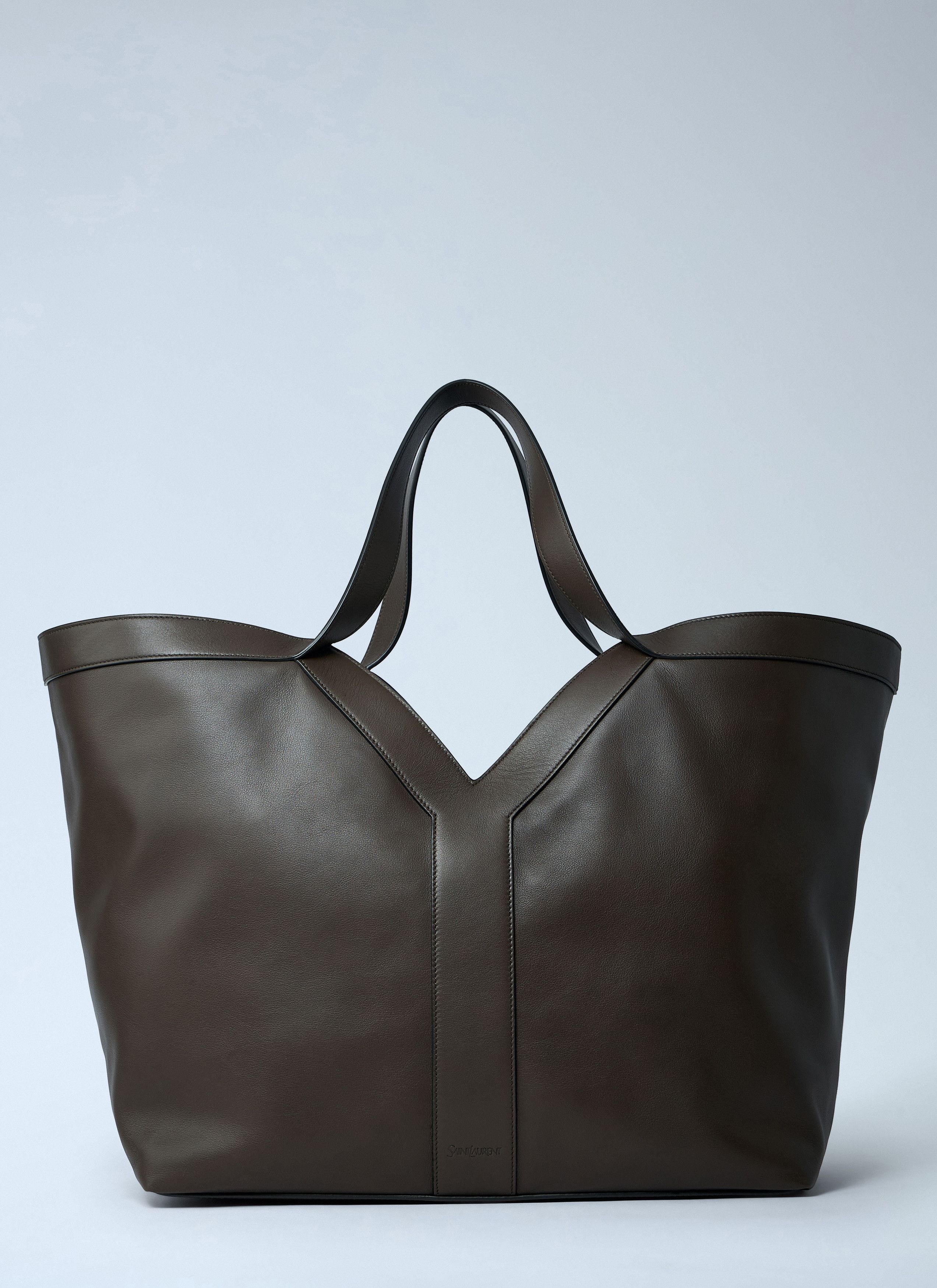 Saint Laurent Paris Large Y-Shaped Leather Tote Bag Size ONE SIZE - 1 Thumbnail