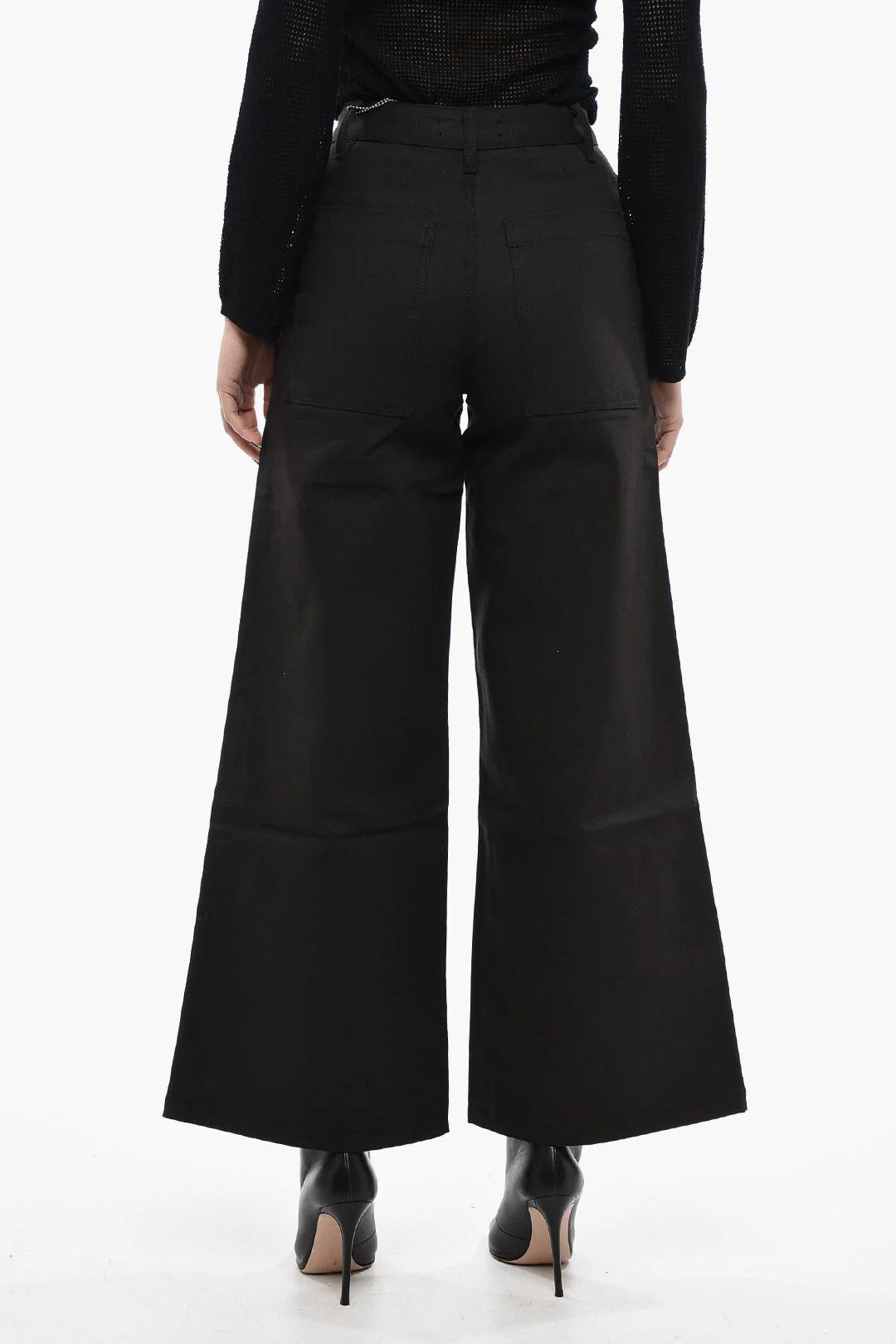 Amiri og1mm0426 Baggy Chino Pant in Black Size 27" / US 4 / IT 40 - 2 Thumbnail