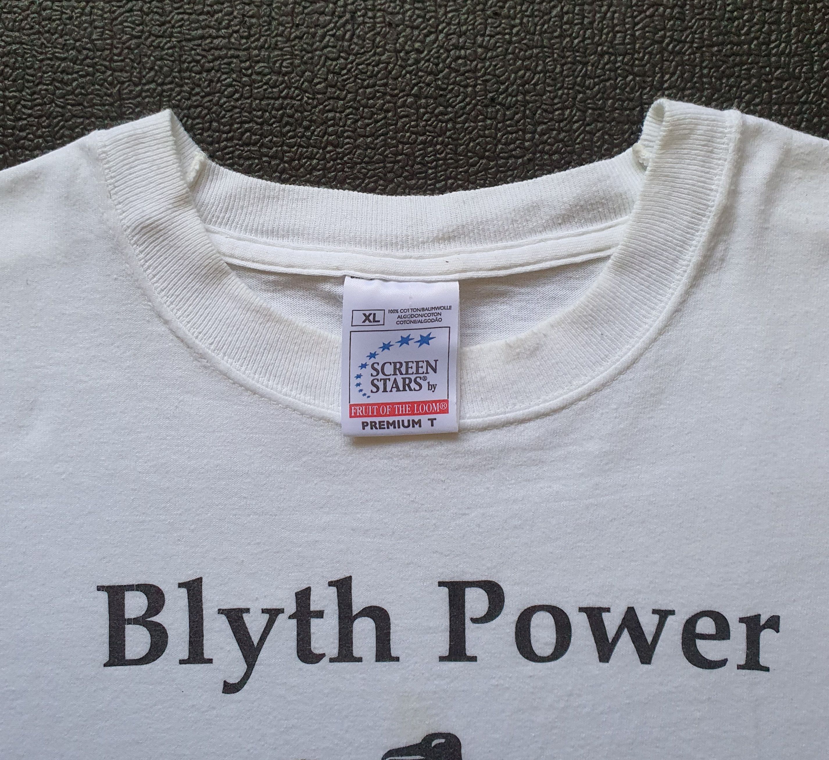 Band Tees × Vintage 90s BLYTH POWER Nunquam non Paratus T shirt size XL Size US XL / EU 56 / 4 - 4 Thumbnail
