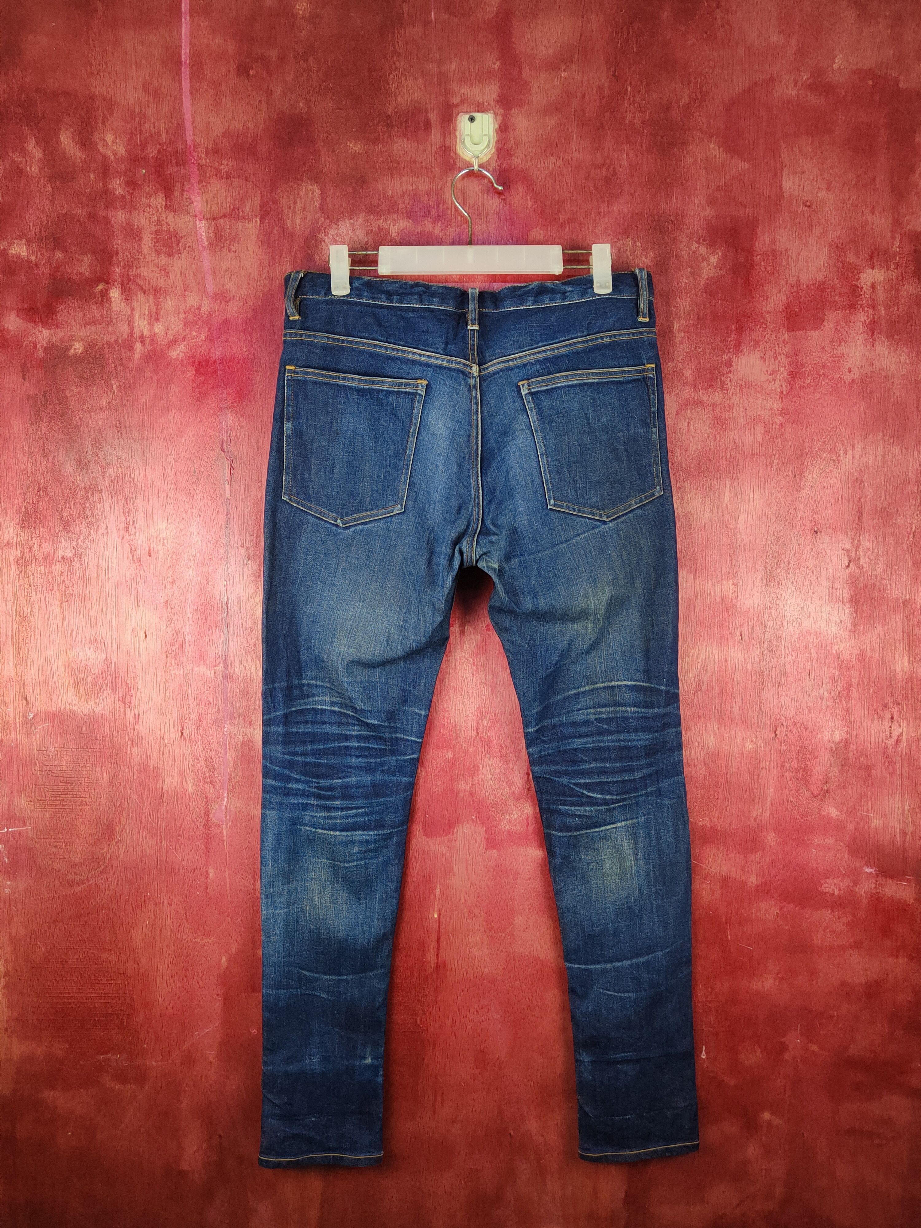 BEAUTY&YOUTH Beauty & Youth Dark Blue Ripped Skinny Jeans #S2053 Size US 32 / EU 48 - 7 Thumbnail
