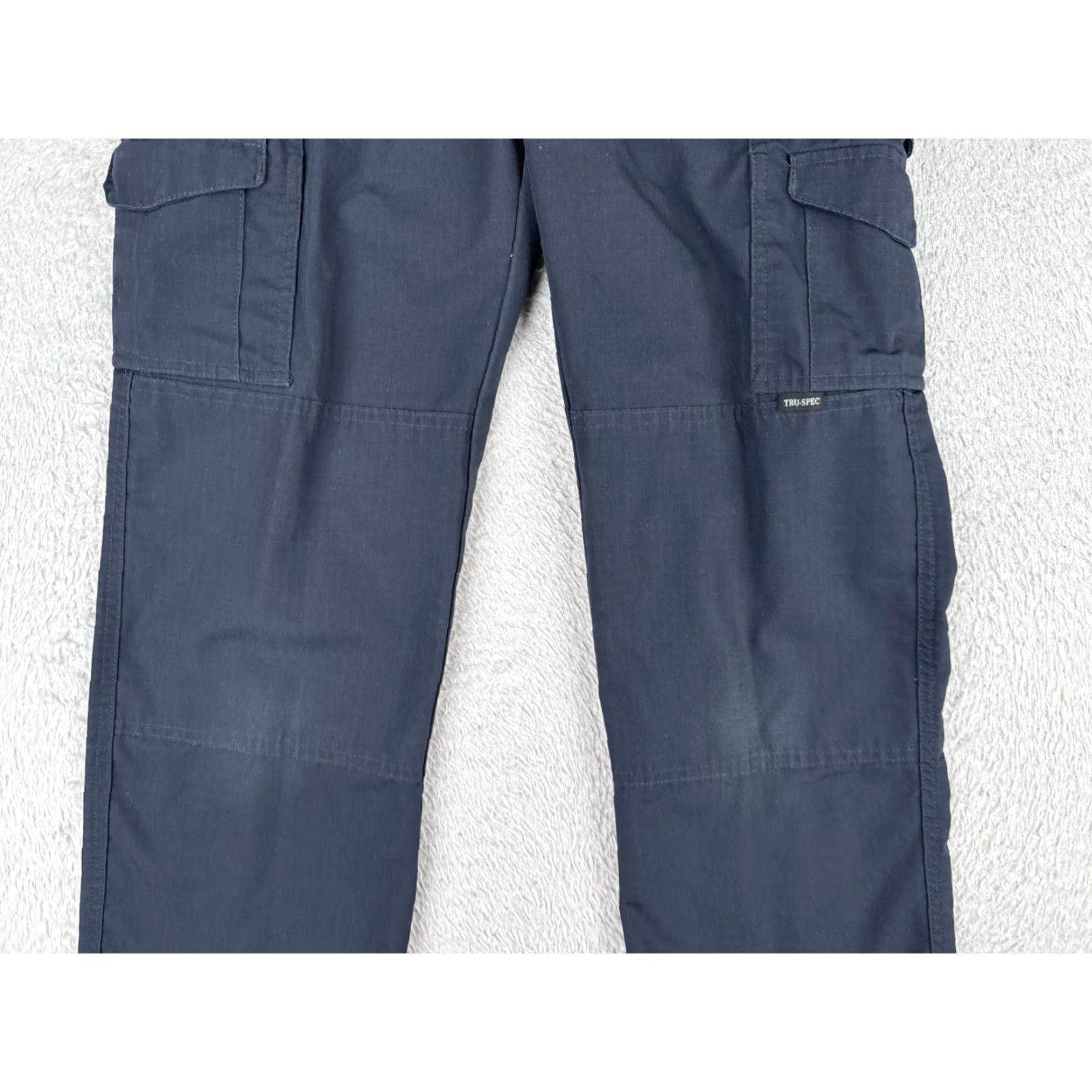 Vintage TRU-SPEC Pants Women 4 Blue Cargo Rip-Stop Poly Blend 27L Pant Size 27" / US 4 / IT 40 - 3 Thumbnail