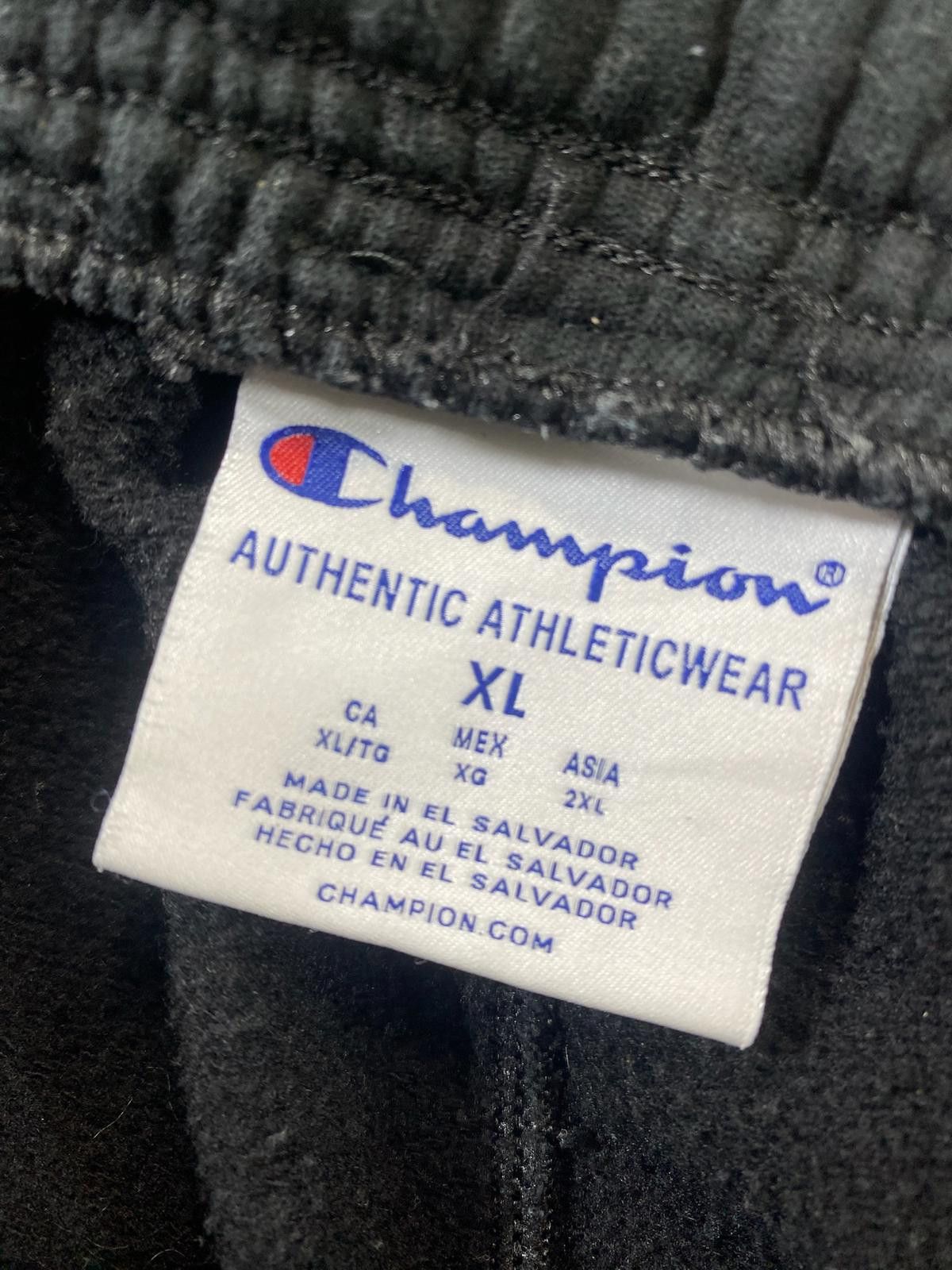 Champion Champion Black Elastic Waist Sweatpants Size US 36 / EU 52 - 6 Thumbnail