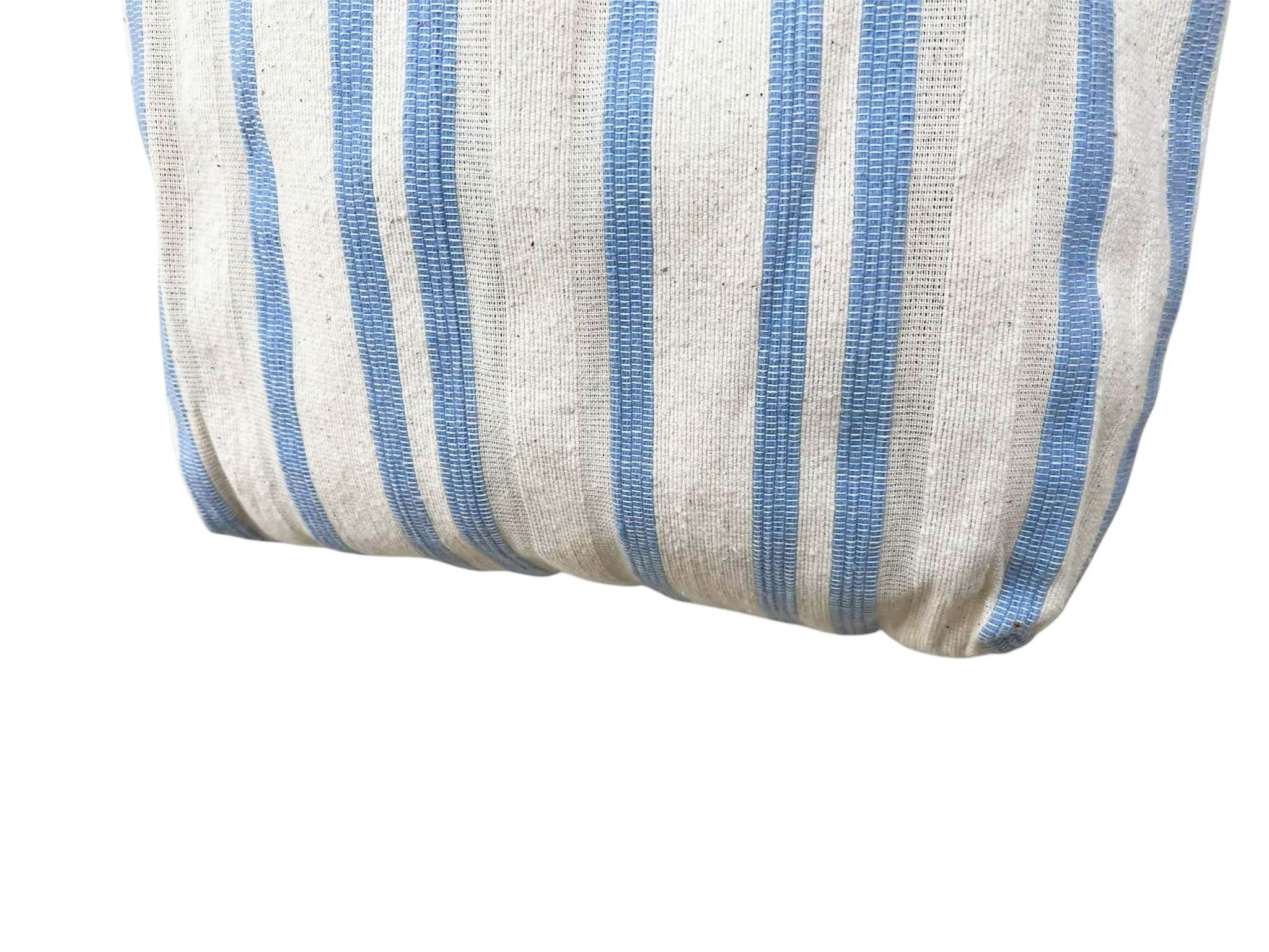 Vintage Vintage Handmade woven vertical striped Top Handle large Bag Size ONE SIZE - 6 Thumbnail