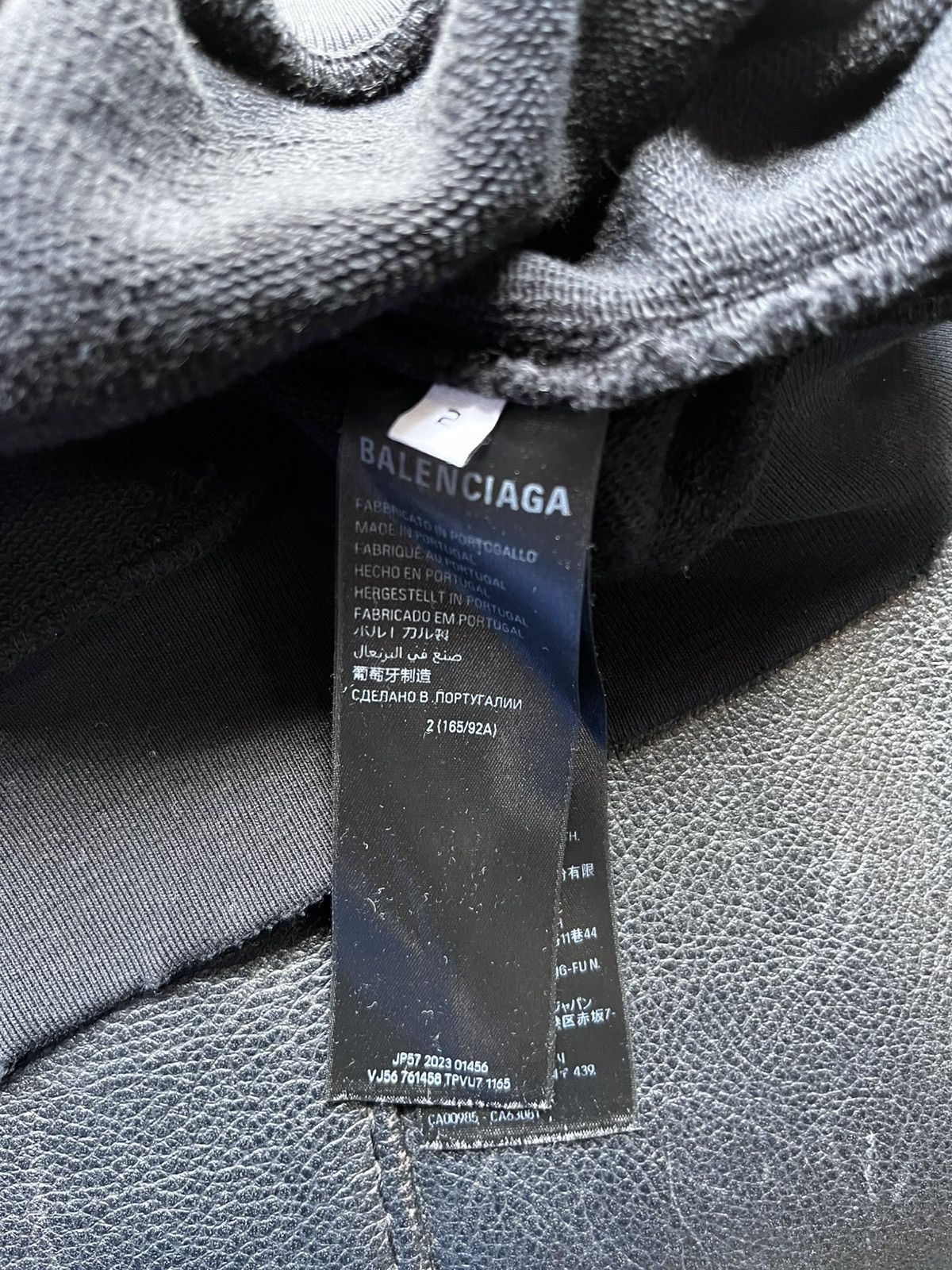Balenciaga Balenciaga Loop Sports Icon Hoodie Black Size US M / EU 48-50 / 2 - 5 Thumbnail