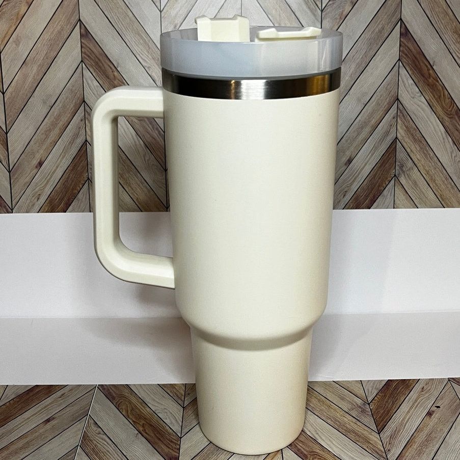 Other Stanley The Quencher H2.0 Travel Tumbler Cream 40 OZ Size ONE SIZE - 8 Thumbnail
