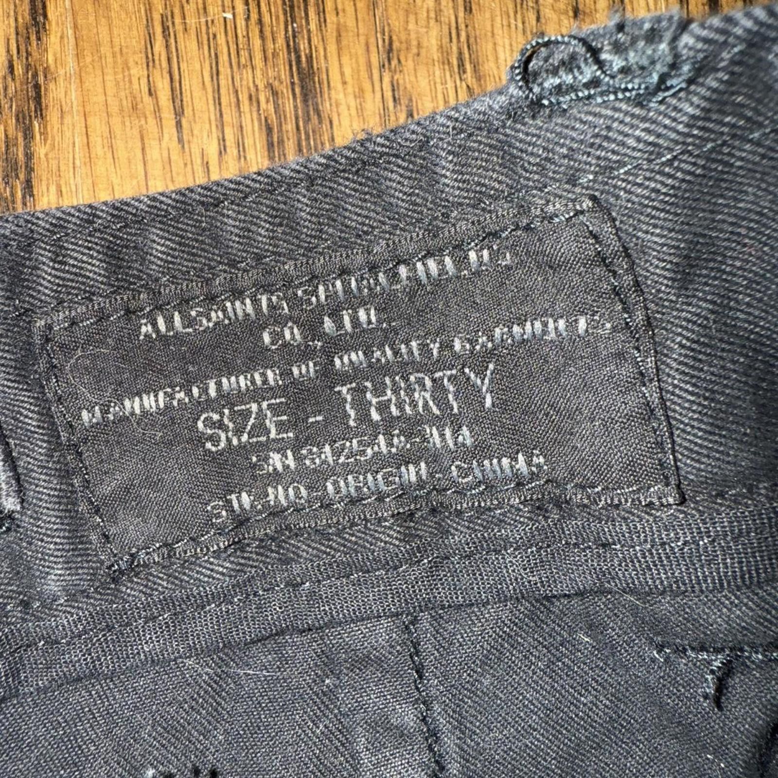 Allsaints AllSaints Spitalfields Men’s Drop Crotch Pants - Size 30 Size US 27 - 2 Thumbnail