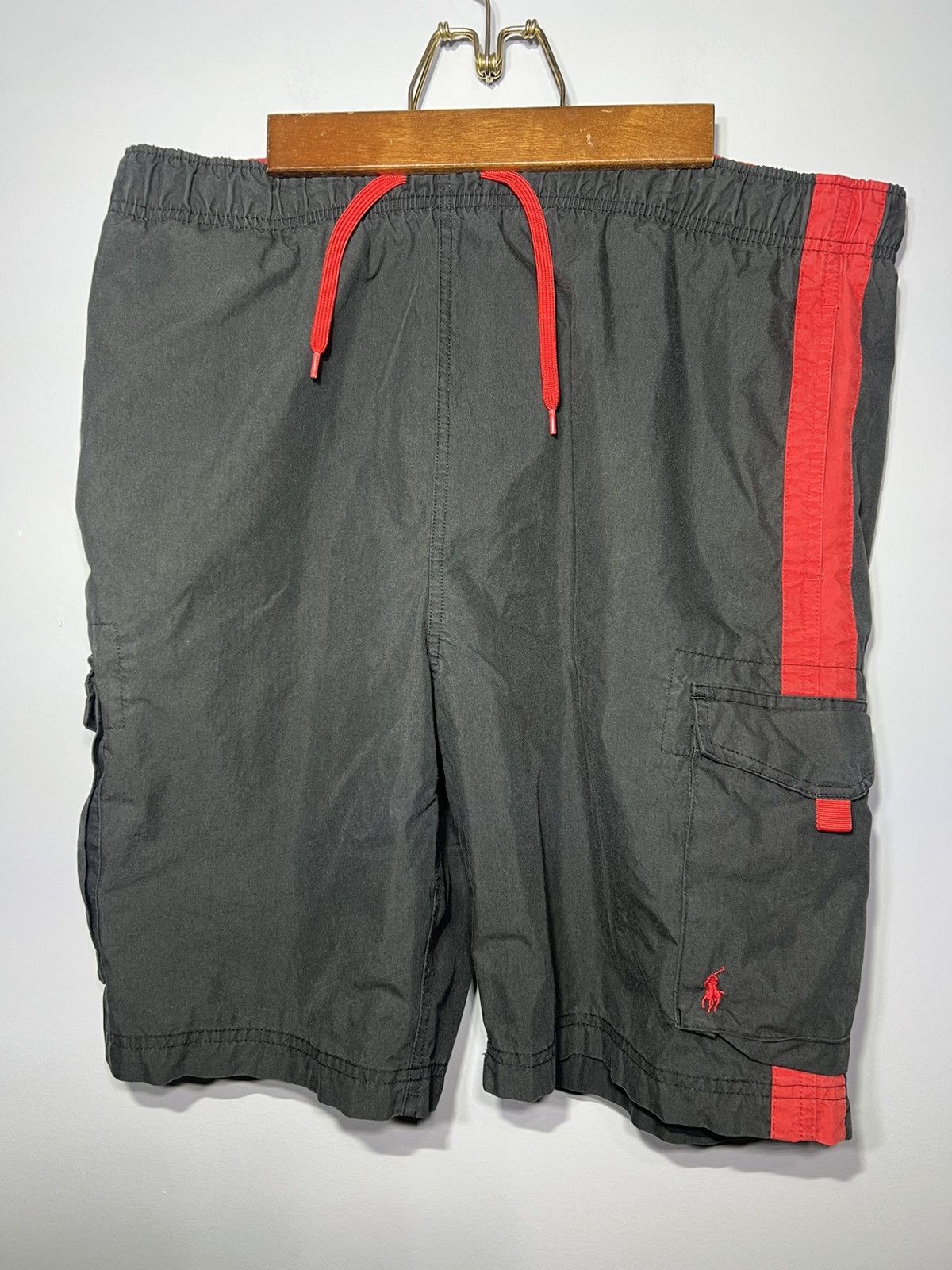 Polo Ralph Lauren Polo Sport Ralph Lauren Red Swim Trunk Beach Board Shorts Size US 34 / EU 50 - 2 Thumbnail