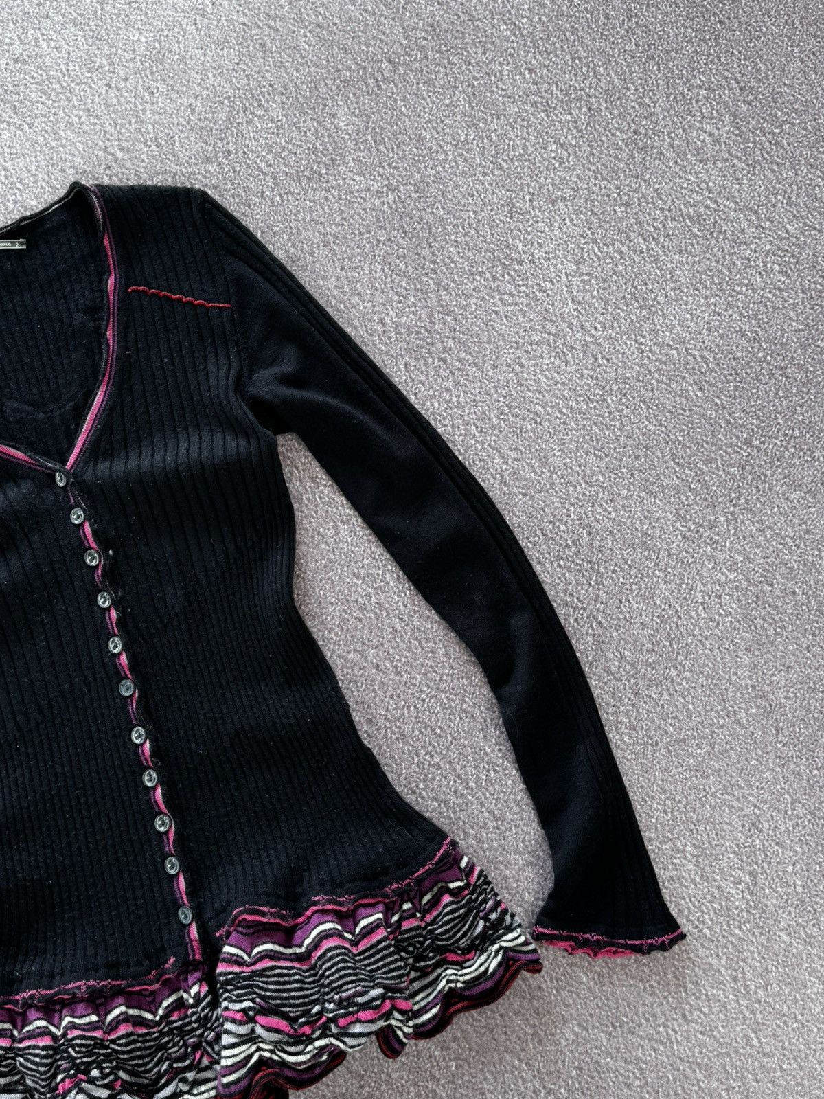 Marithe + Francois Girbaud Vintage Marithe Francois Girbaud Luxury Button Up Cardigan Size S / US 4 / IT 40 - 5 Thumbnail