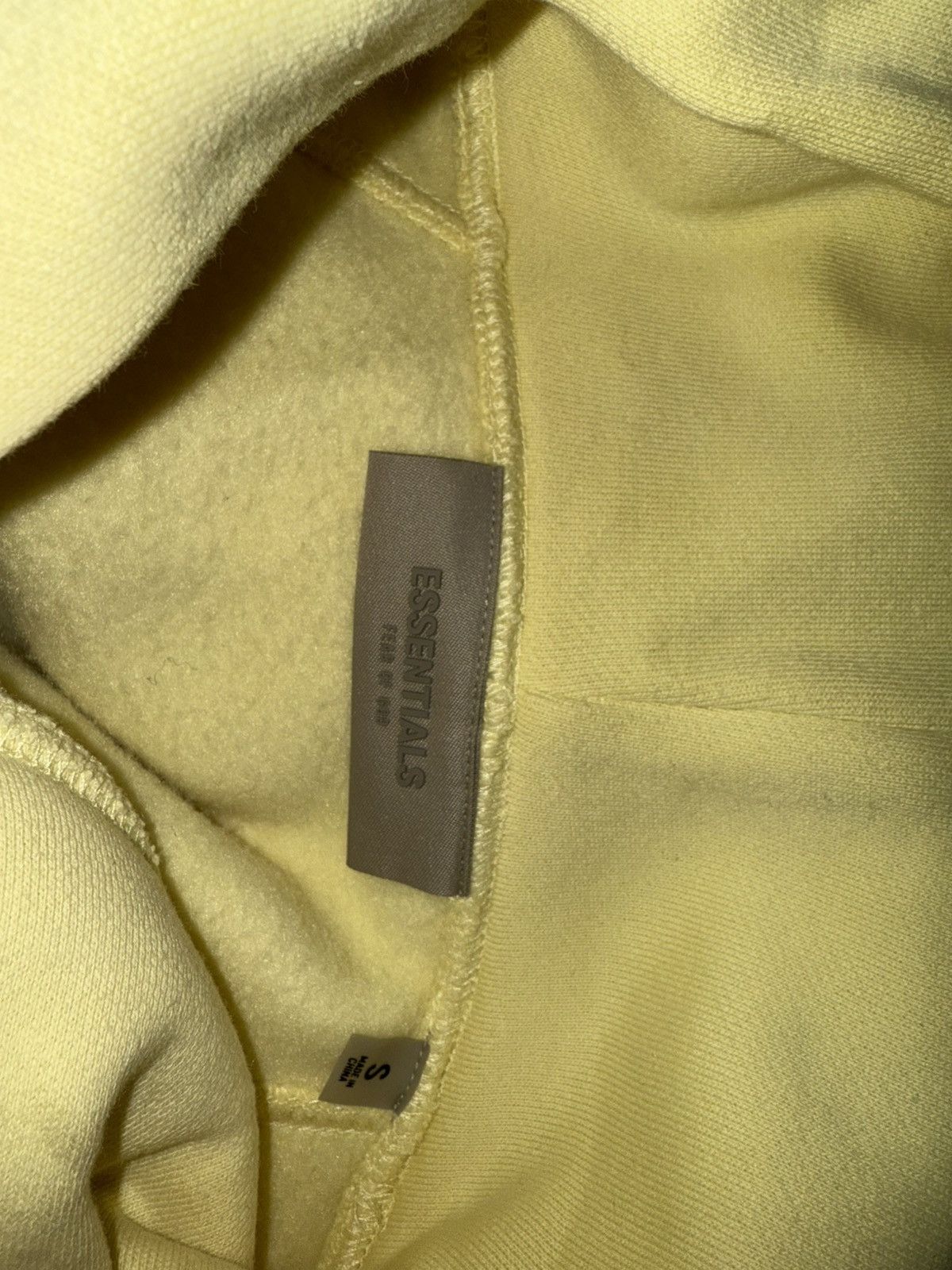 Essentials × Fear of God Essential fear of God, Canary hoodie Size US S / EU 44-46 / 1 - 13 Thumbnail