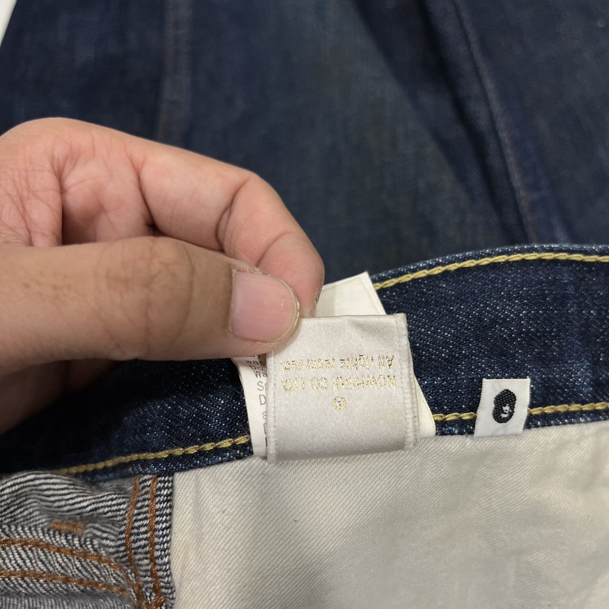 Bape Vintage Bathing Ape Bape Denim Jeans Size US 36 / EU 52 - 23 Thumbnail